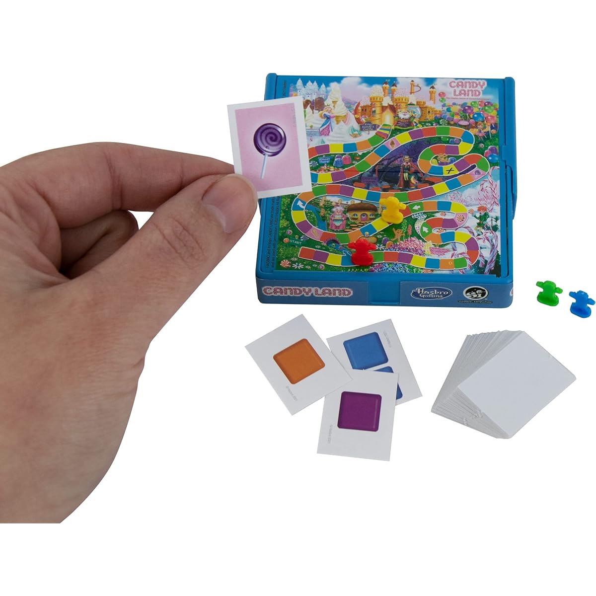 World's Smallest Classic Games - Uno Card Pack - Candy Land - Miniature Playing Cards - Set of 3