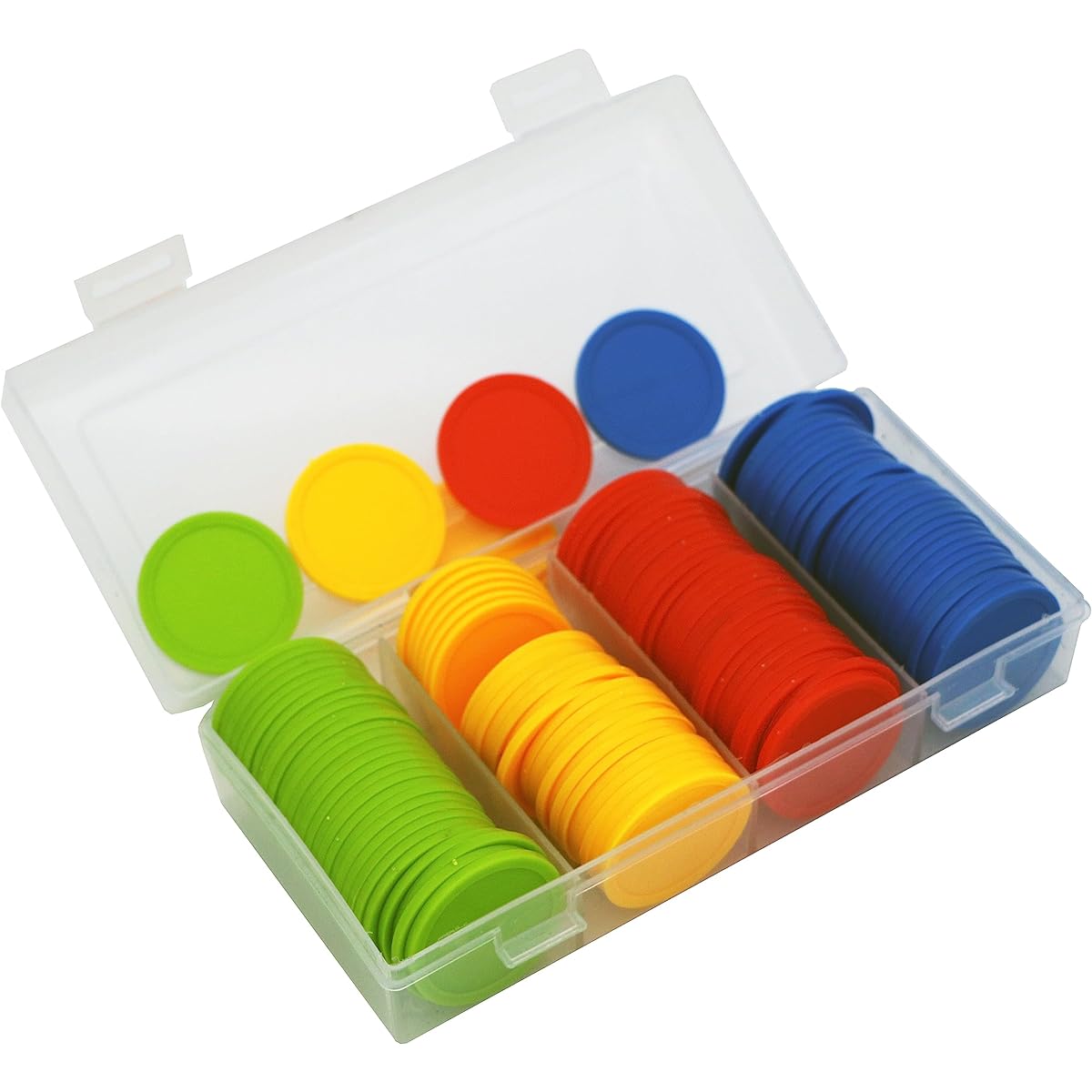 HAKITAROOM 35mm/1.35inch 120pcs Box for Poker Chips and Gaming Coins