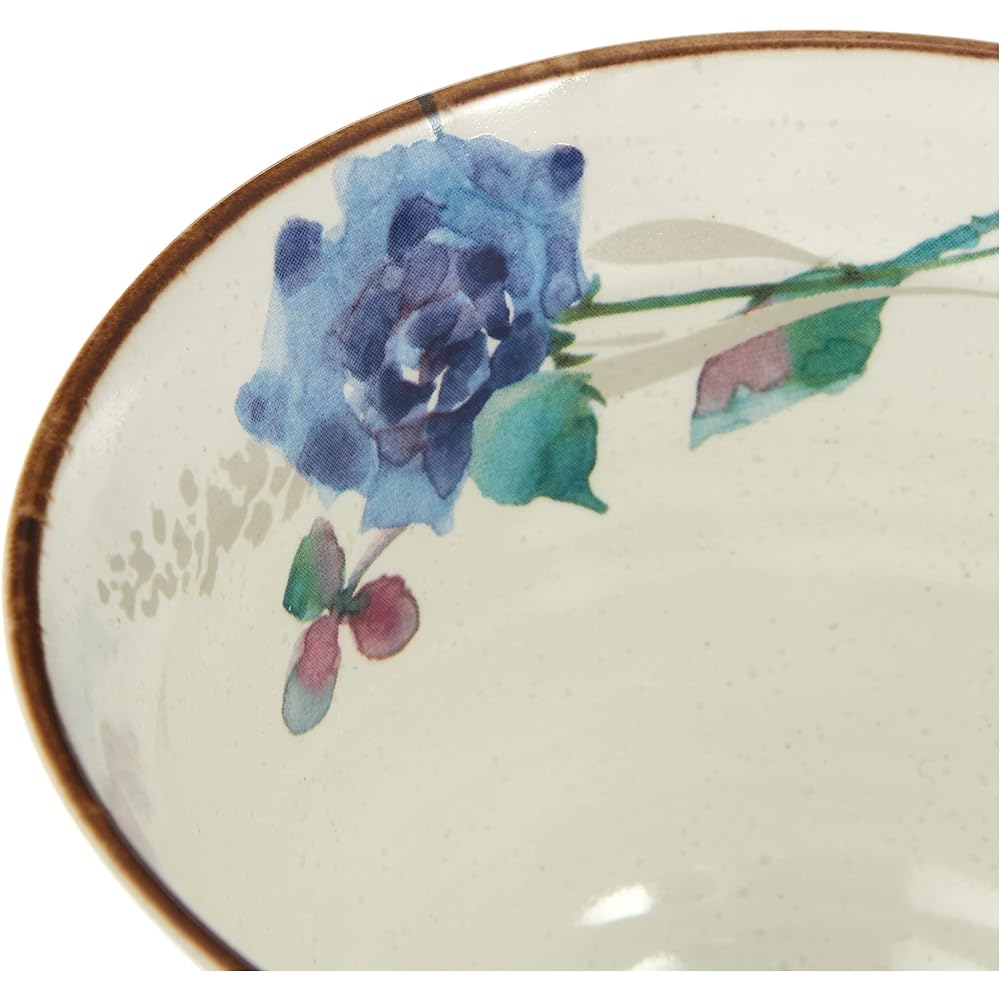 Ceramic indigo Rose Kissho 5-pot tea set 3888, Size: approx. W26 D23 H10cm