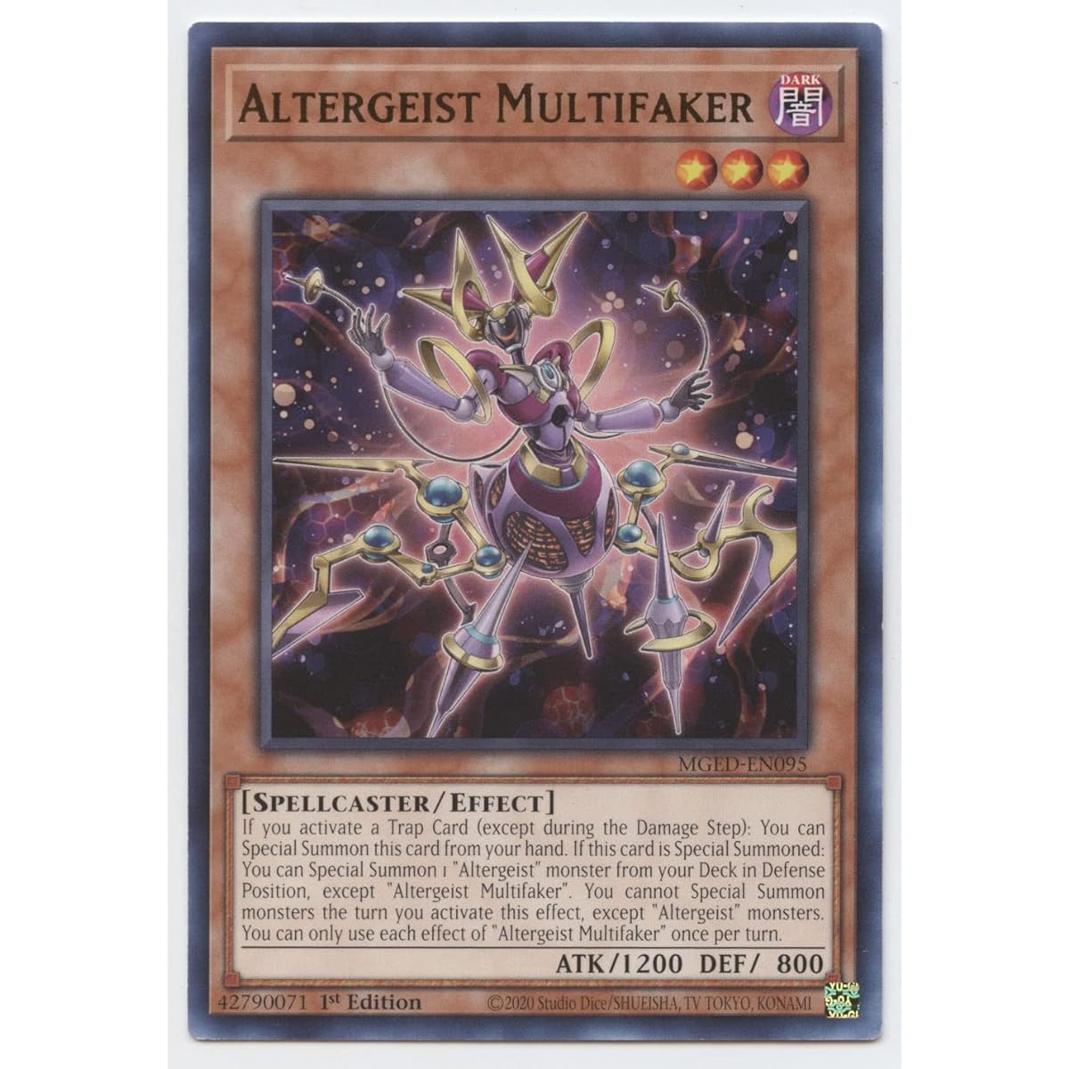 Altergeist Multifaker - MGED-EN095 - Rare - 1st Edition.