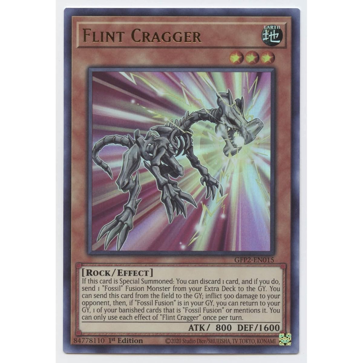 Flint Cragger - GFP2-EN015 - Ultra Rare - First Edition