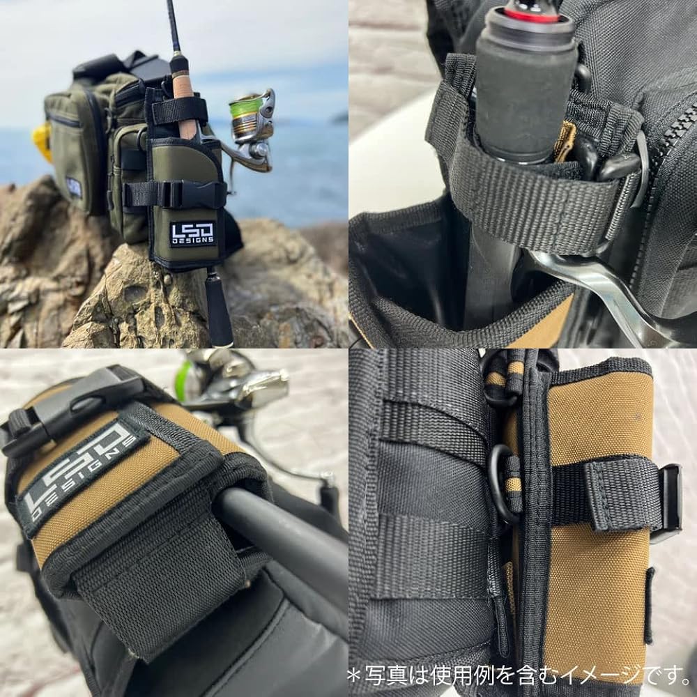 Love Soul Dream Rod Holder Wide Tuned Cordura Black #C Black