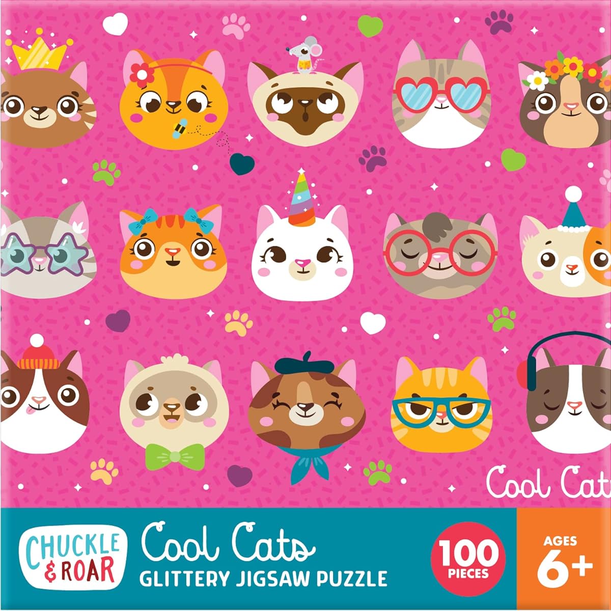 Chuckle & Roar 100 Piece Puzzle - Cool Cat