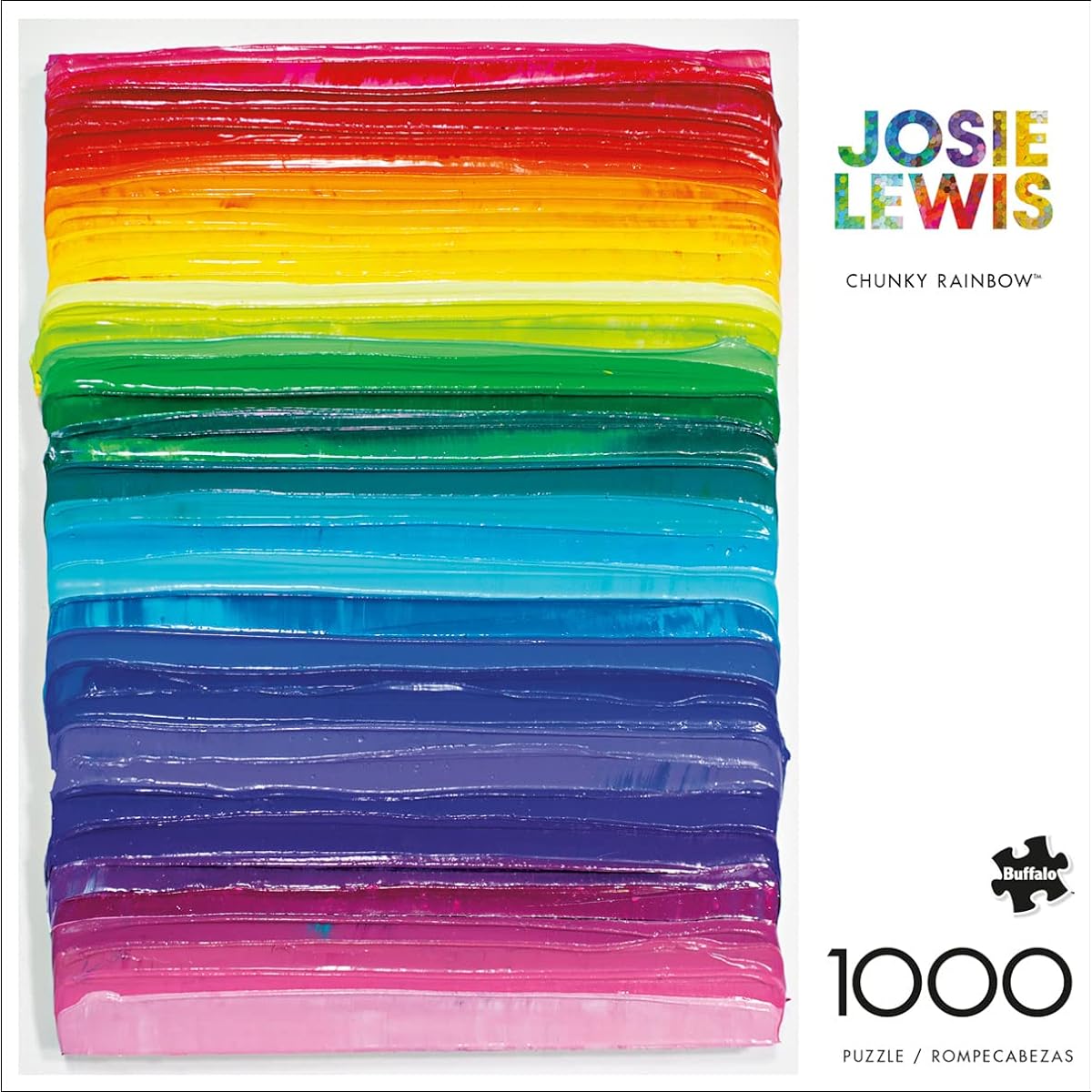 Buffalo Games - Josie Lewis - Chunky Rainbow - 1000 Piece Jigsaw Puzzle
