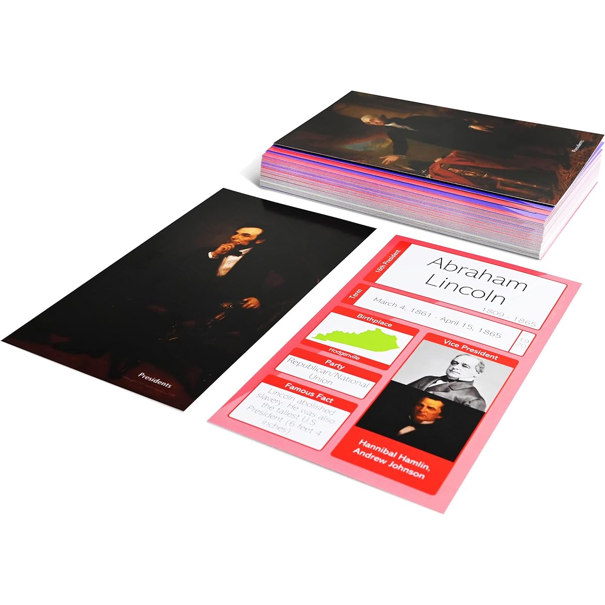 US Presidents Flash Cards