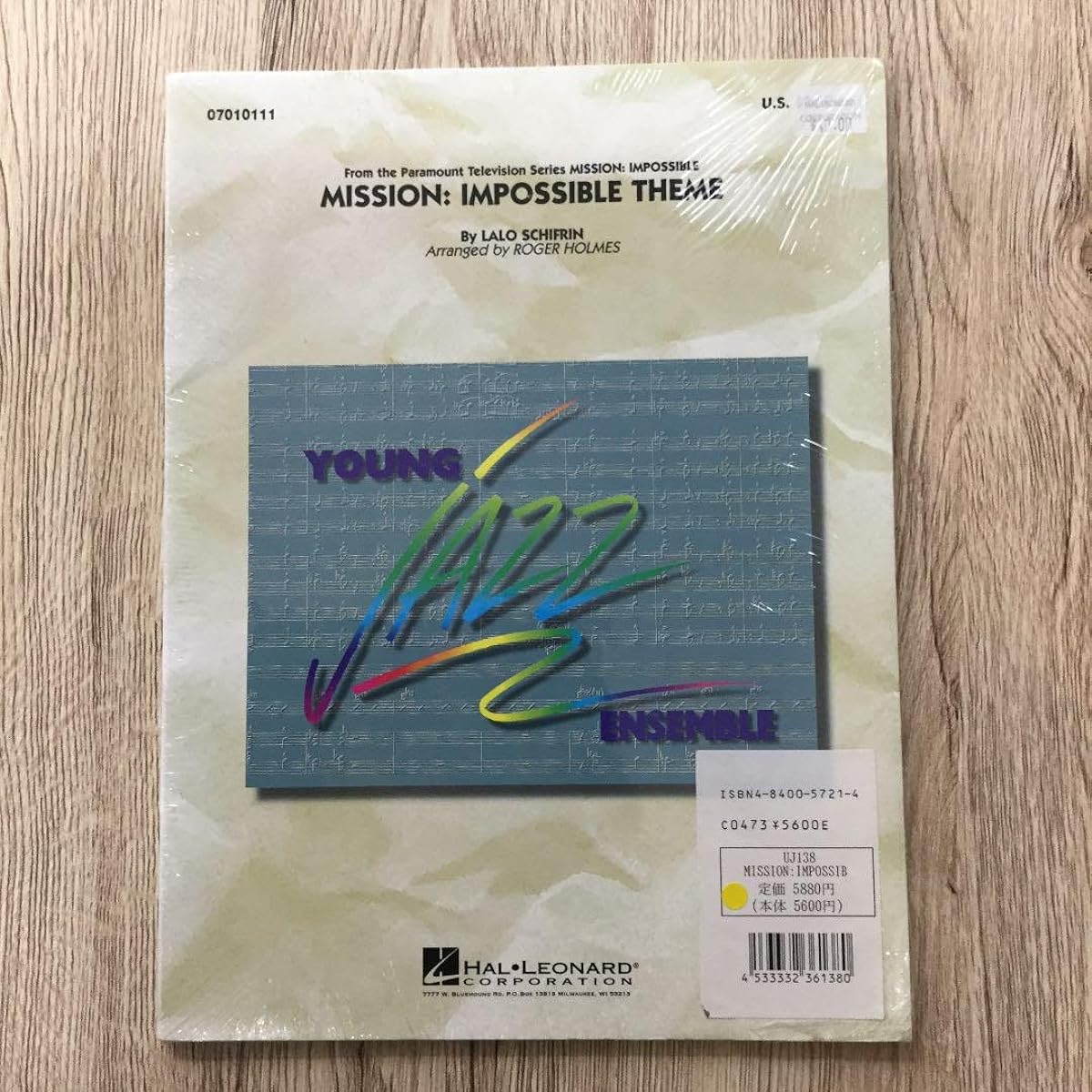 Mission Impossible Jazz Ensemble Score Sheet Music
