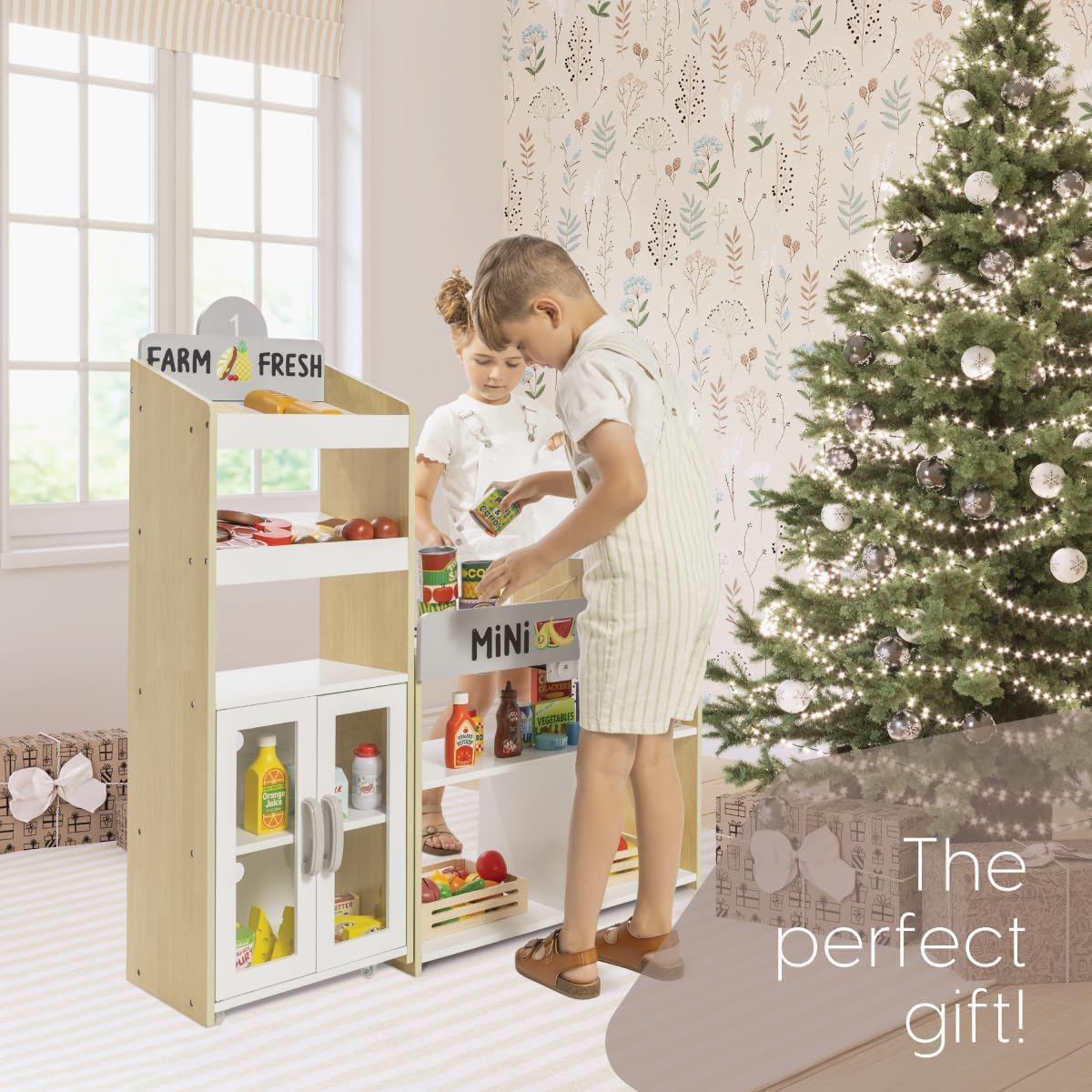 The Milliard Mini Market Grocery Store Pretend Play Grocery Store for Kids Ages 3+ STEM Toys for Kids