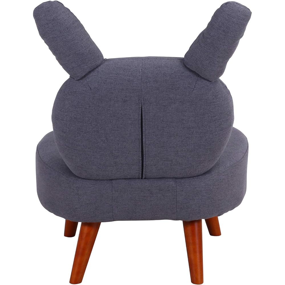 Fuji Boeki 1 seater sofa width 63cm gray rabbit 18400