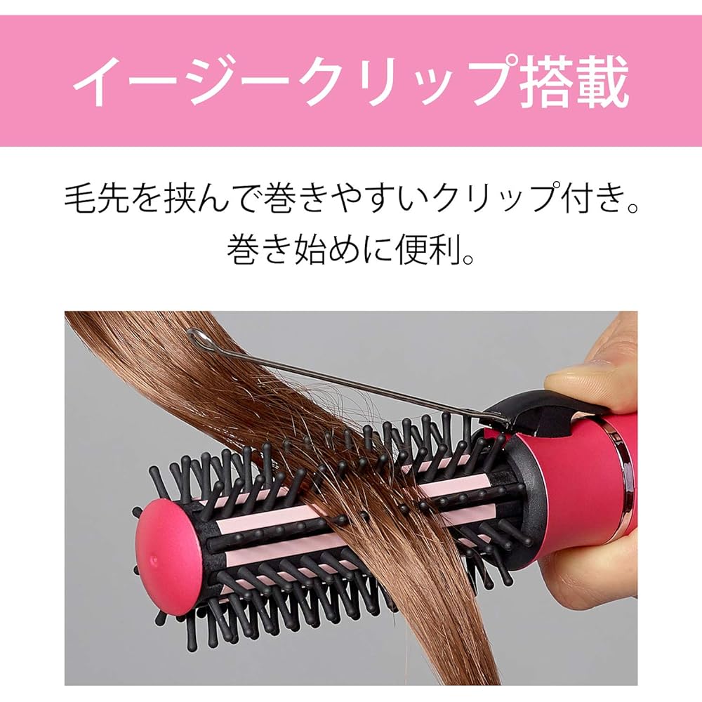Koizumi Hair Iron Straight Cordless Volume Up International Compatible Micro USB Compatible Pink KHR-6410/P