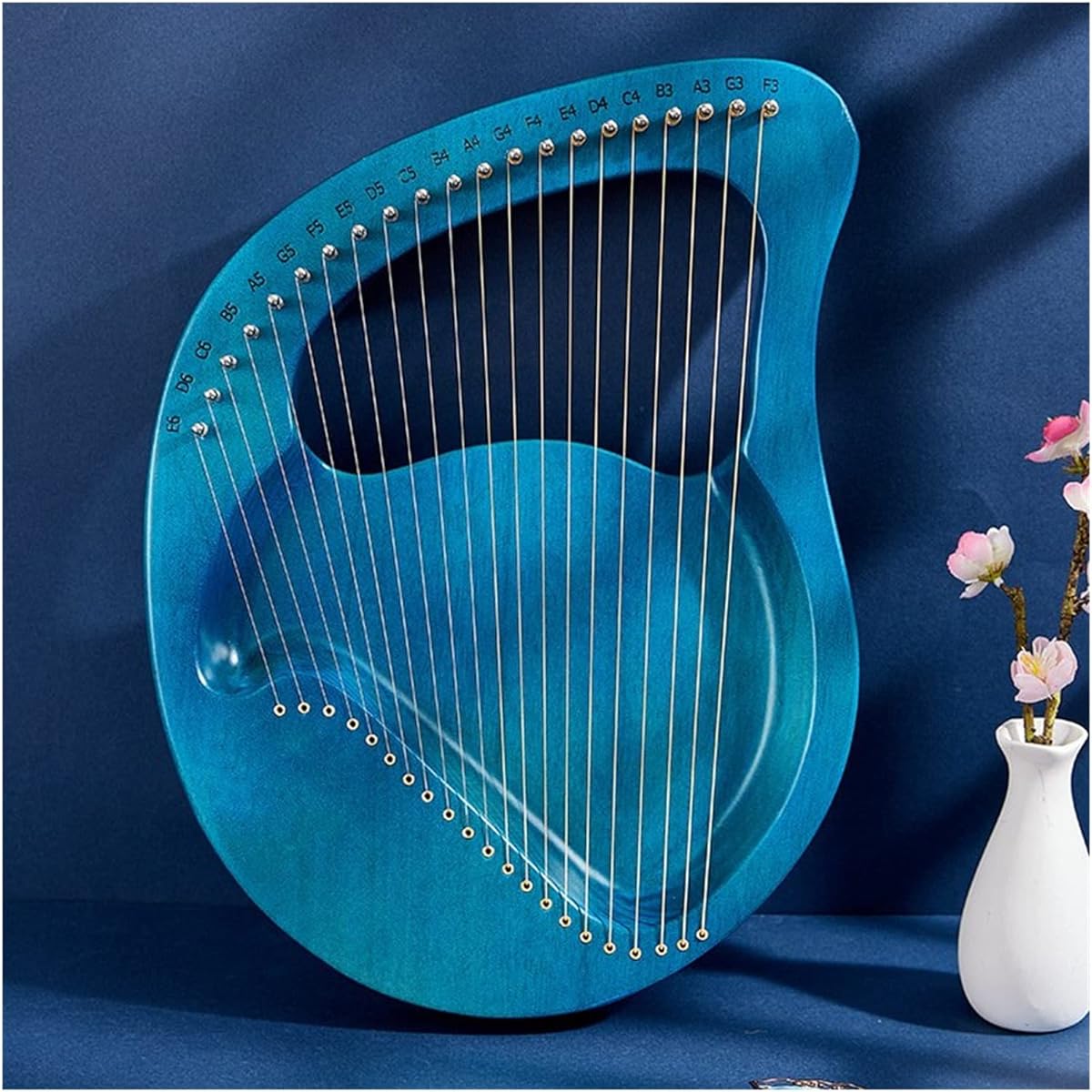 WowZza Lyre 19 Tone Harp 16 Tone Harp for Beginners 10 Tone Harp for Beginners Lyre Harp/21 Tone 14