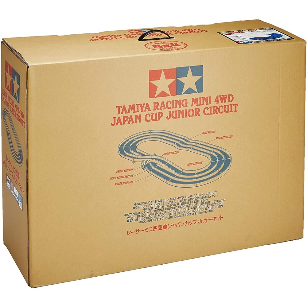 Tamiya Mini 4WD Circuit Japan Cup Junior Circuit (Red/Blue/White) 94892