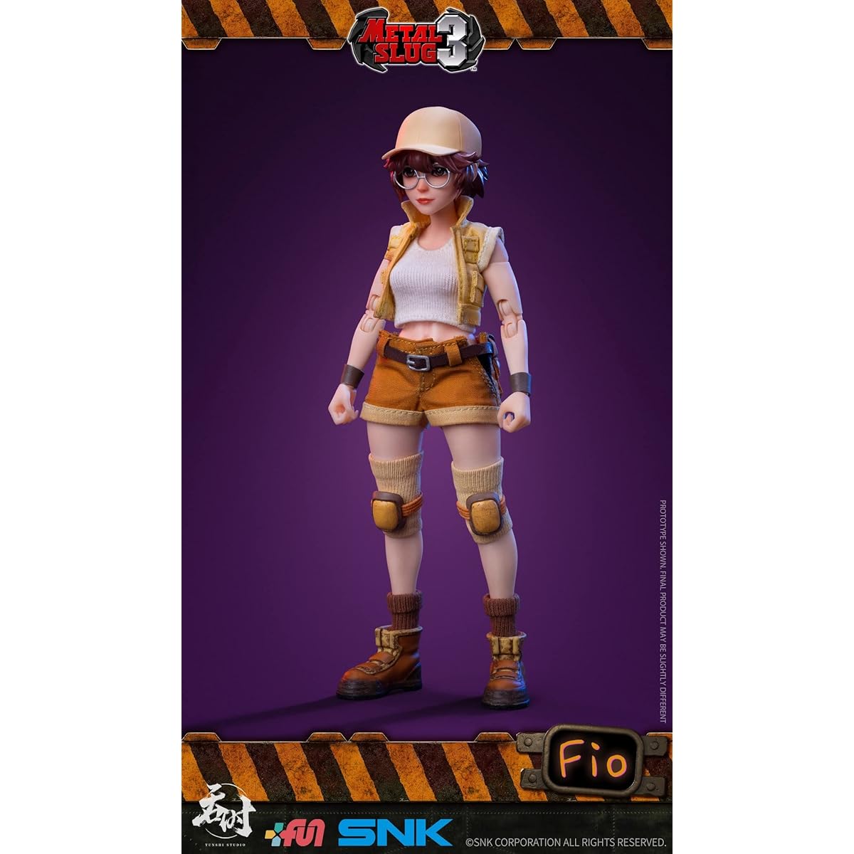 Lmzauet TUNSHI Studio 1/12 Scale Miniature SNK Metal Slug 3 Fiorina Gerumi Action Figure Super Flexible Figure Doll Set