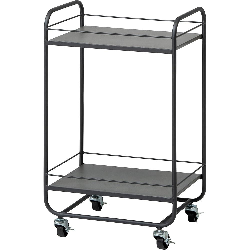 Takasho Garden Furniture Chester Clay Wagon Steel MSF Shelf with Casters Outdoor MSF-25FS