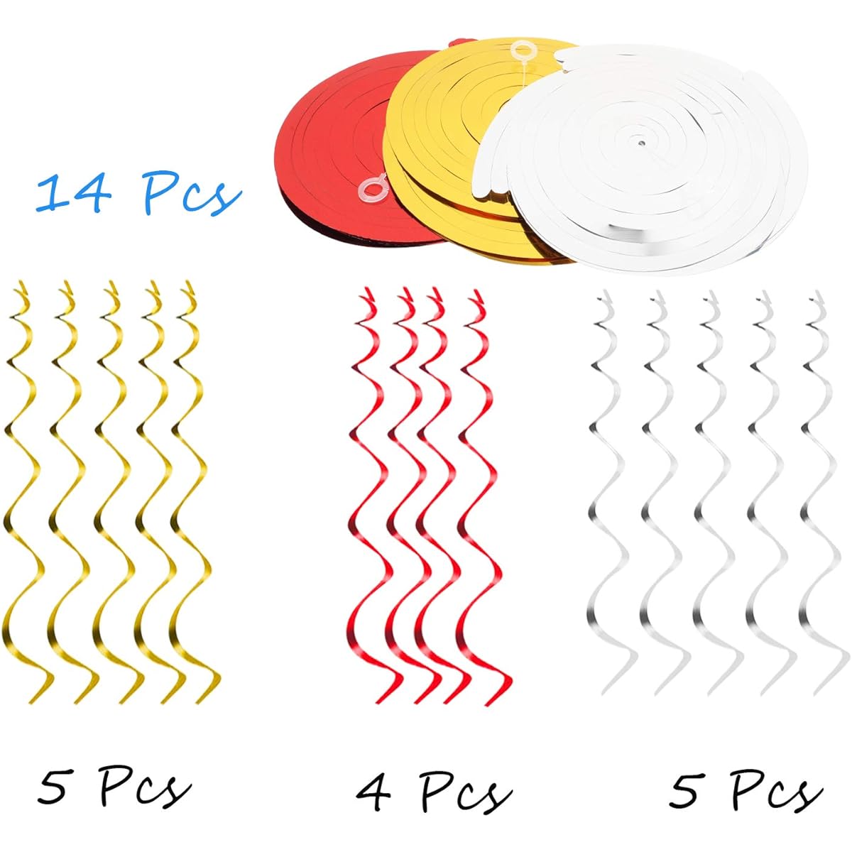 (Racing Car) - Racing Car Party Foil Swirls Streamers Photo Booth Props Kit - 30 Pcs Room Hanging Decorations Happy Birthday Childrens Kids Favours Party Supplies - NO DIY REQUIRED