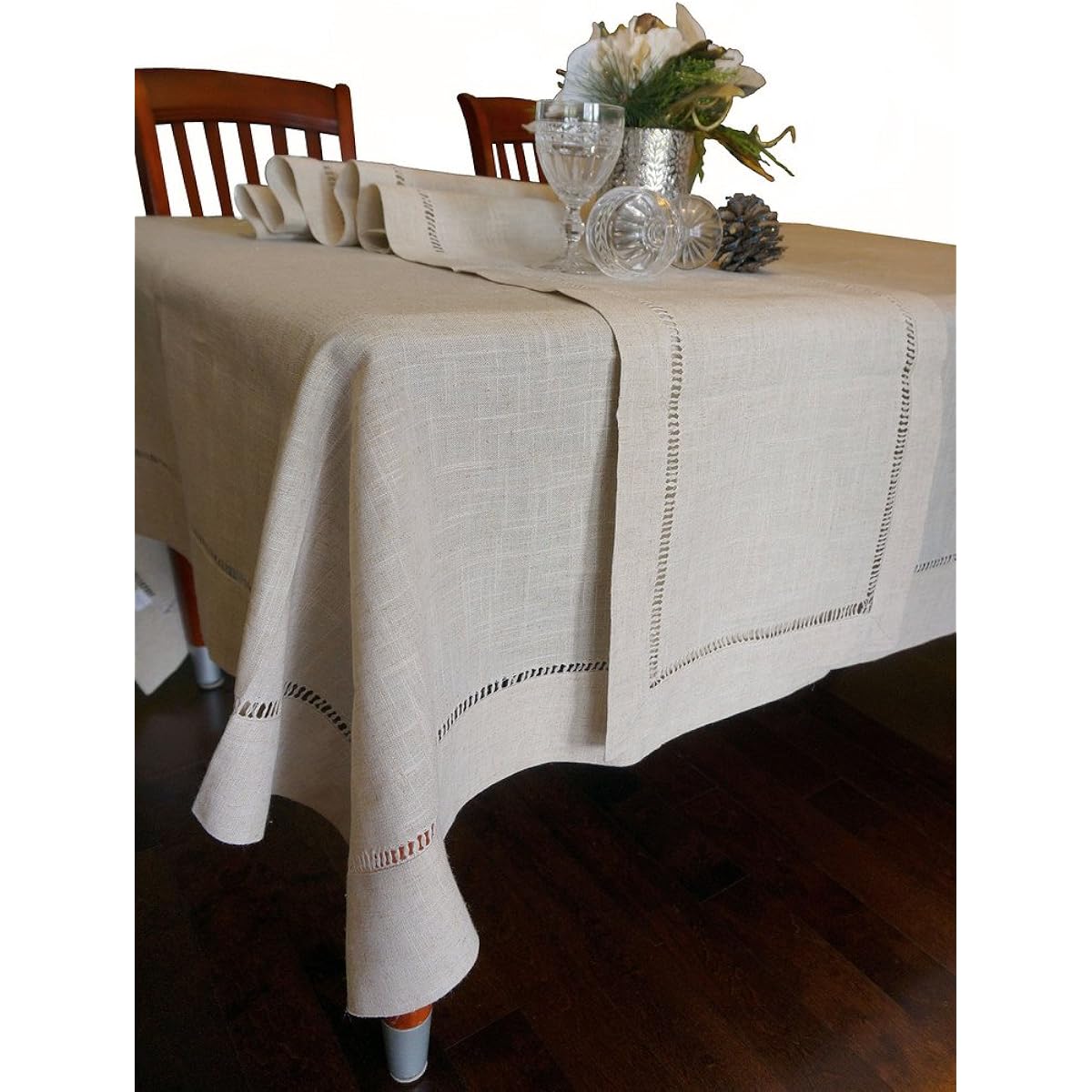 Hemstitched Table Runner Tablecloth 16" x 90" Long