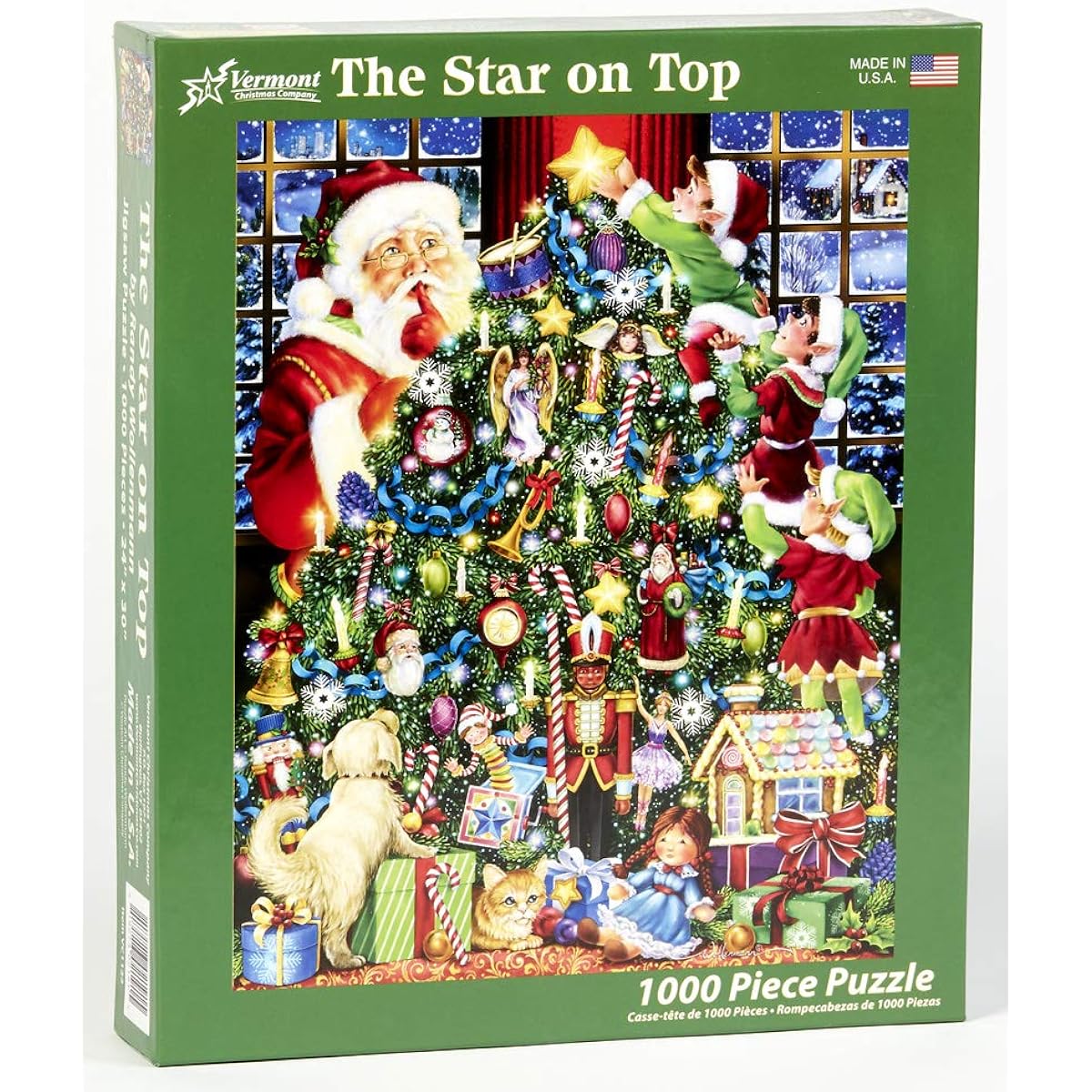 Vermont Christmas Company Christmas Jigsaw Puzzle 1000 Pieces