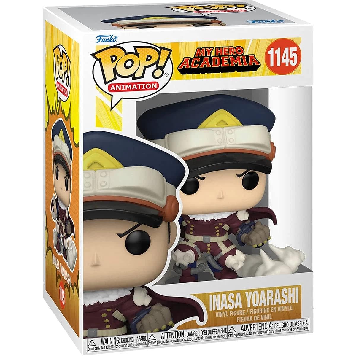 POP My Hero Acadamia - Inasa Yo Arashi Funko Pop! Vinyl Figure (Includes Compatible Pop Box Protector Case), Multicolor, 3.75 Inch