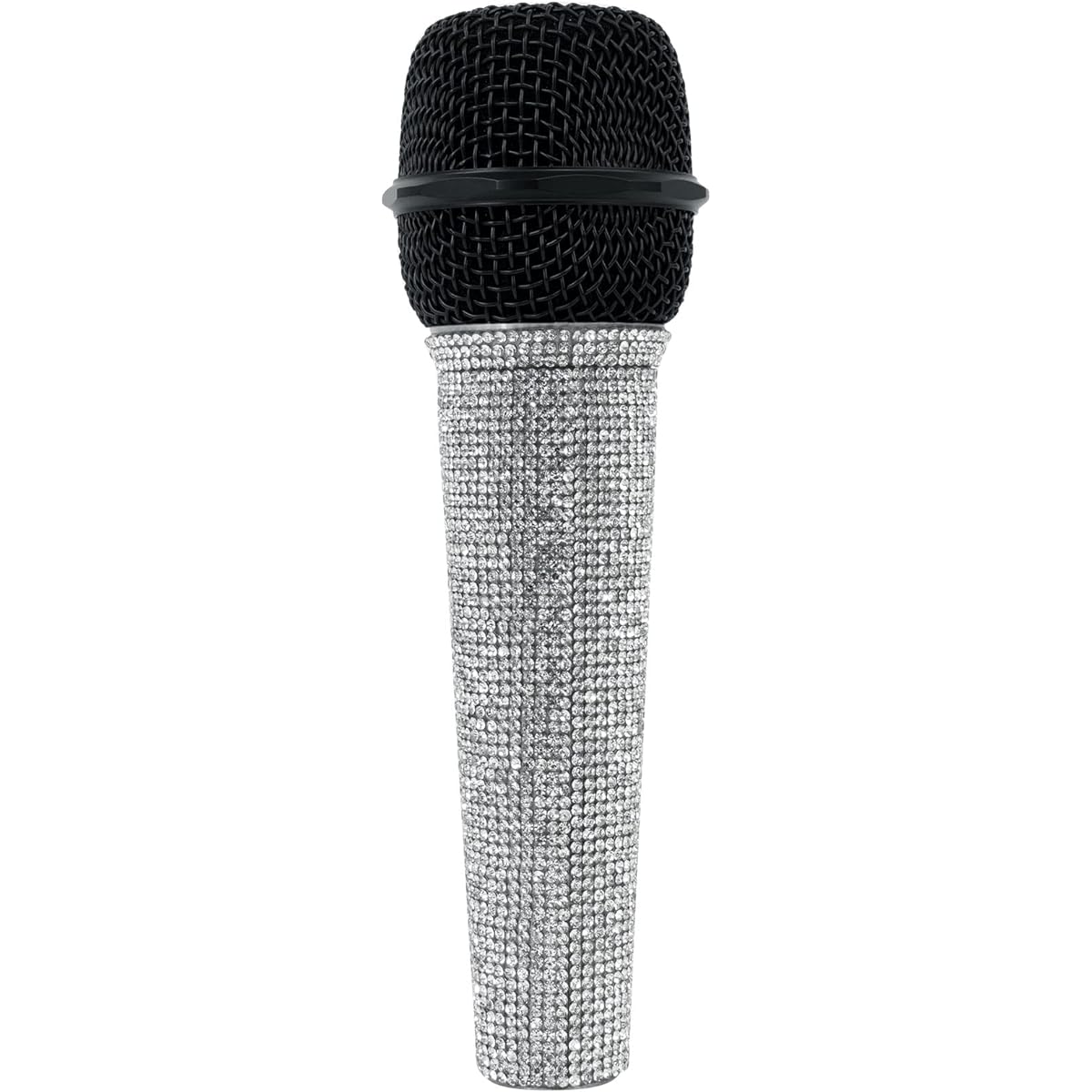 Rockville RMC-ICE Pro Diamond Vocal Karaoke Microphone with Great Sound + Case + Cable