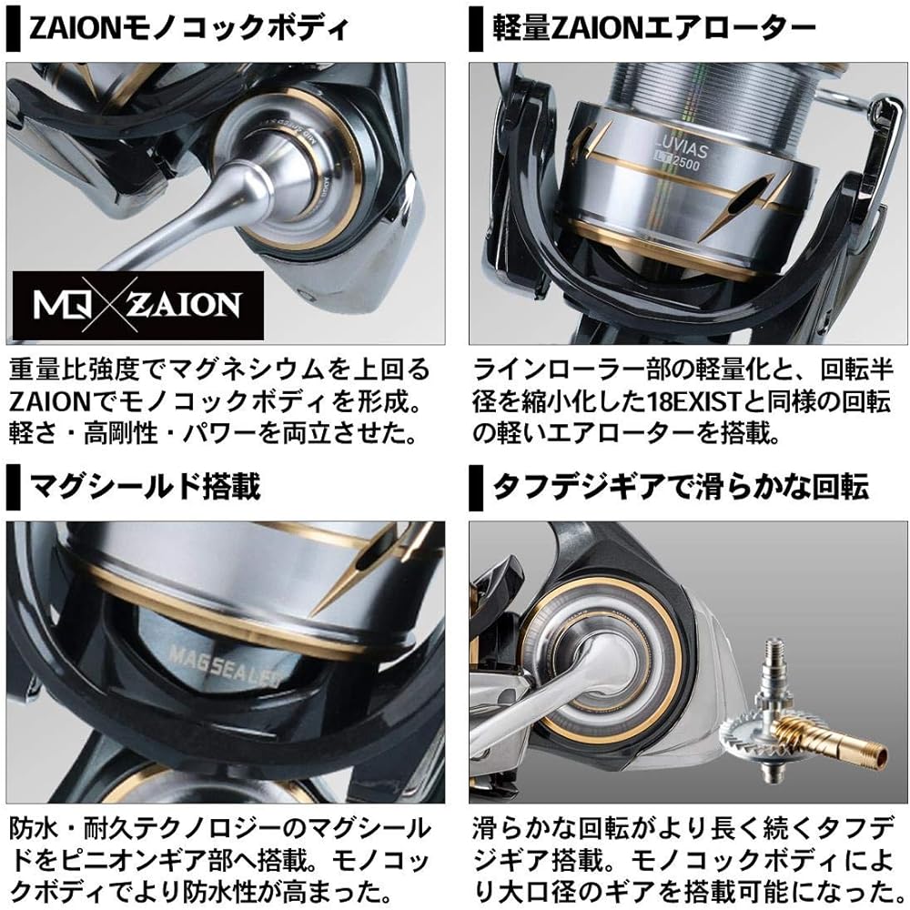 DAIWA spinning reel 20 Rubias LT (2020 model)