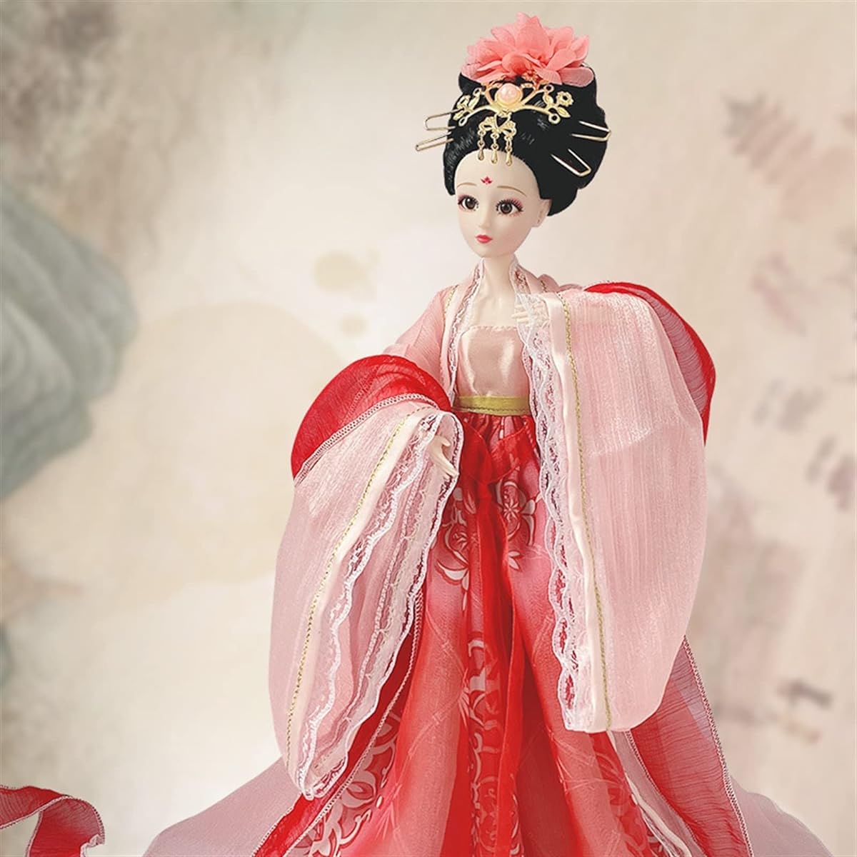 Simulation of Chinese Style Doll Toy, 2 Piece Dress Up Doll, 30cm/12inch Hanfu Children Toy Princess Doll Doll Set