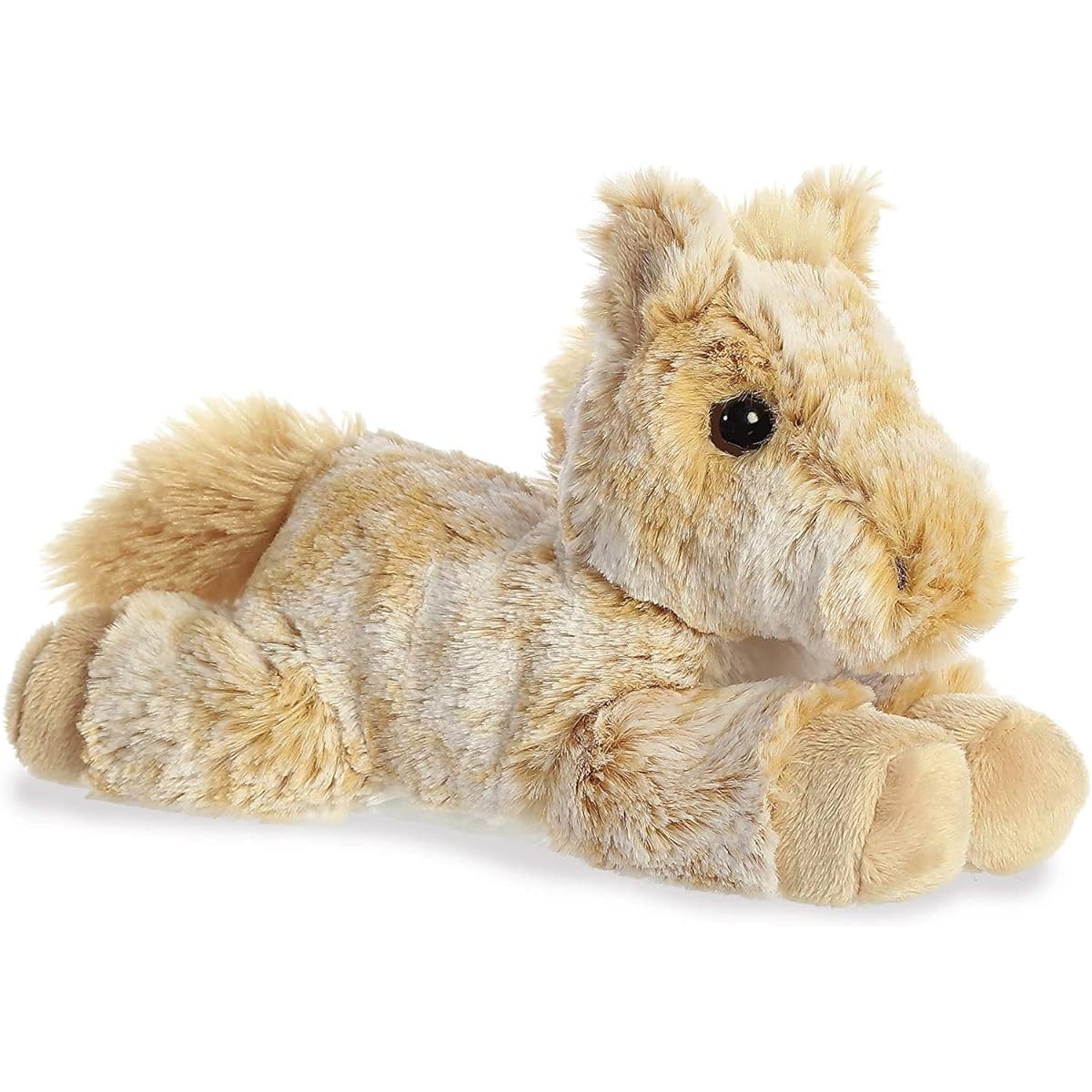 Aurora - Mini Flopsy - 8" Clyde and 8" Caramel Horse, Multicolor Bundle Set of 2
