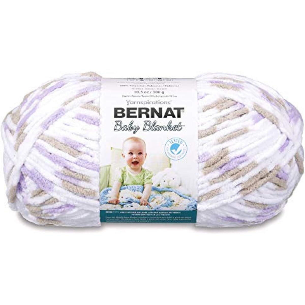 Bernat Baby Blanket Yarn - 12/pack Petunia 12 pack Petunia 12 pack