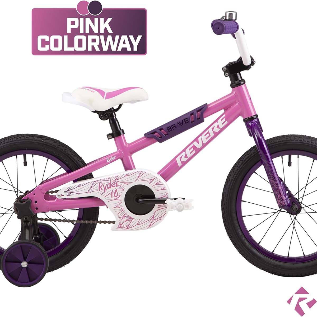 Revere Pink Freestyle BMX Kids 16" Bike Lightweight Aluminum Frame and Fork Easy to Ride! Premium Parts Premium Safety Without the Premium Price!