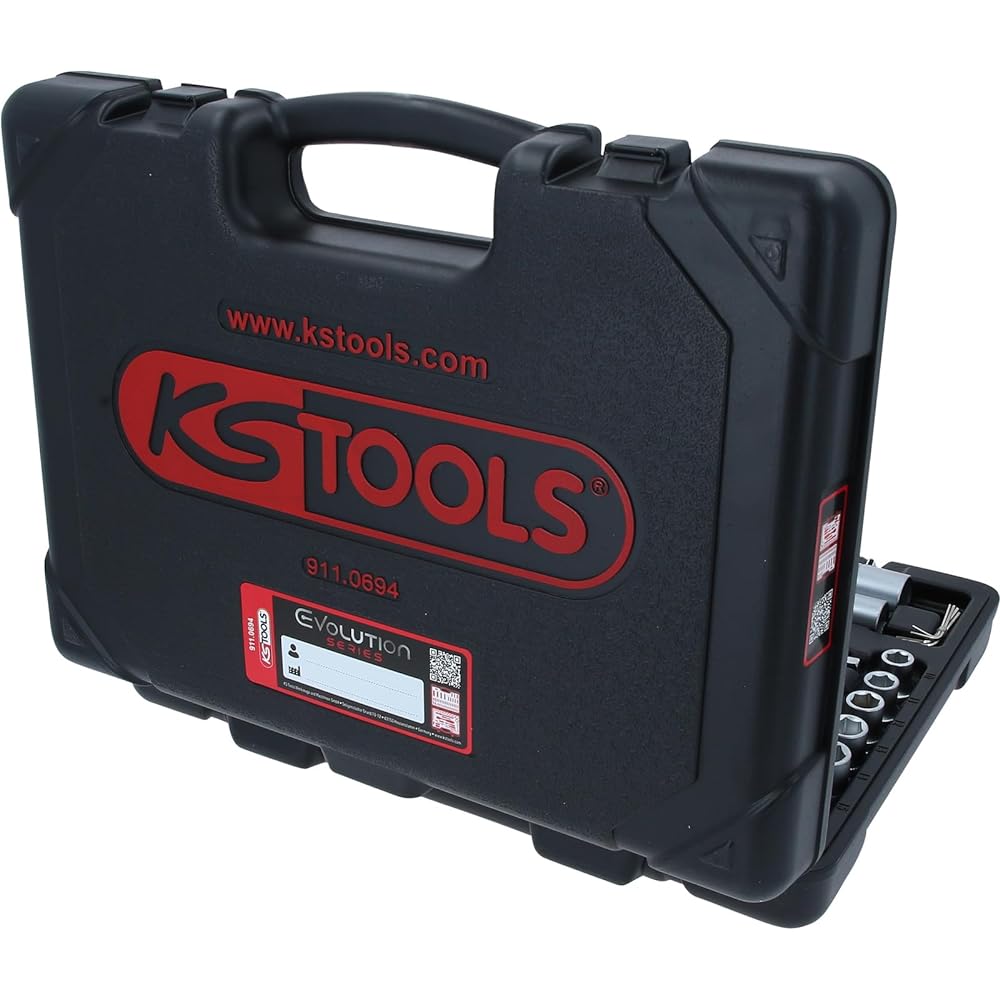 KS TOOLS 1/4" +1/2" Socket set 94 pcs 911.0694