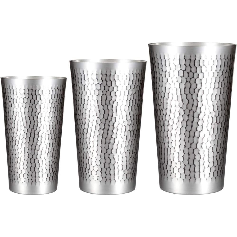 Tin-covered hammered tumbler (medium) S-502SN