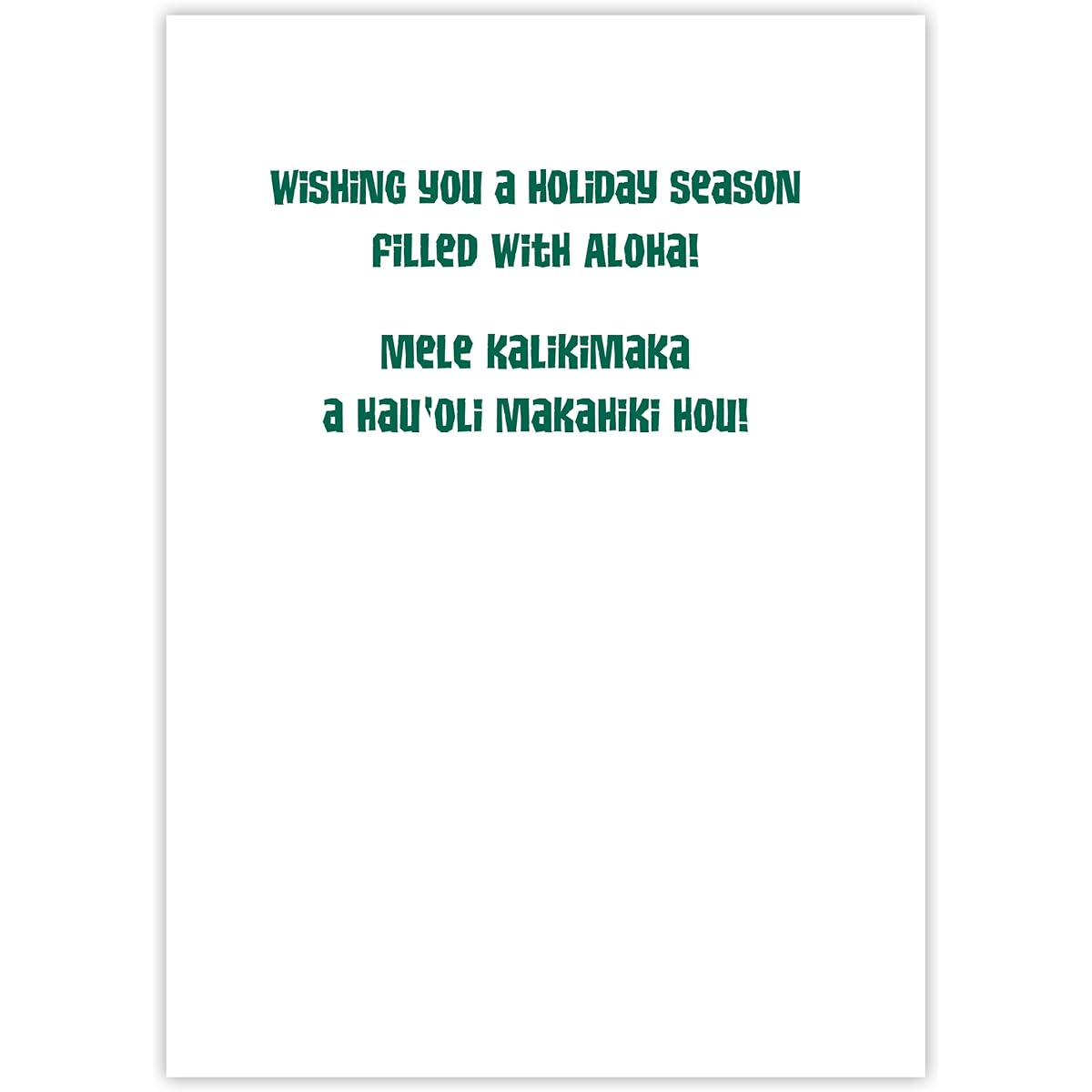 Pacifica Island Art Hawaiian Christmas Card Set (12) Seasonal Aloha Island