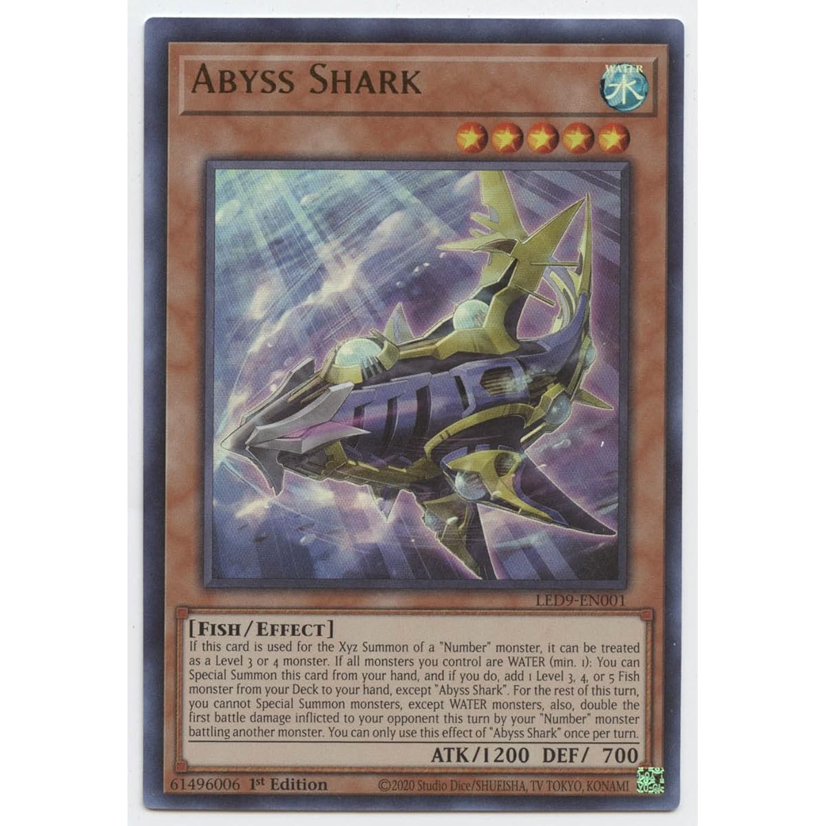 Abyss Shark - LED9-EN001 - Ultra Rare - First Edition
