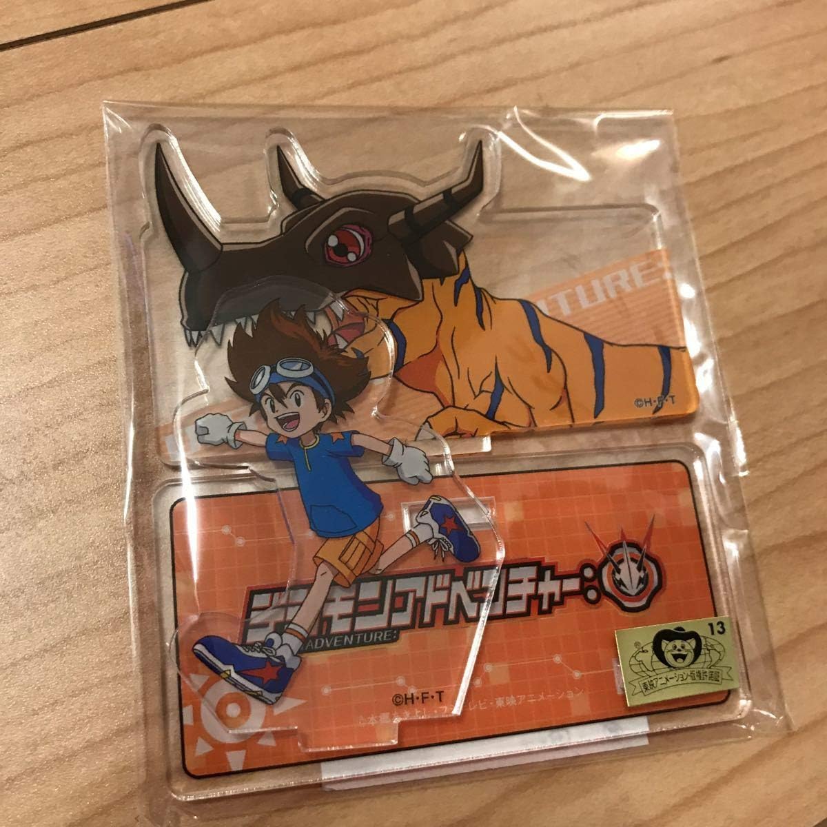 Taichi Greymon Karaoke Tetsujin Acrylic Stand Acrylic Stand Digimon Limited Shinjuku Karaoke no Tetsujin Cafe Digimon Adventure Theater