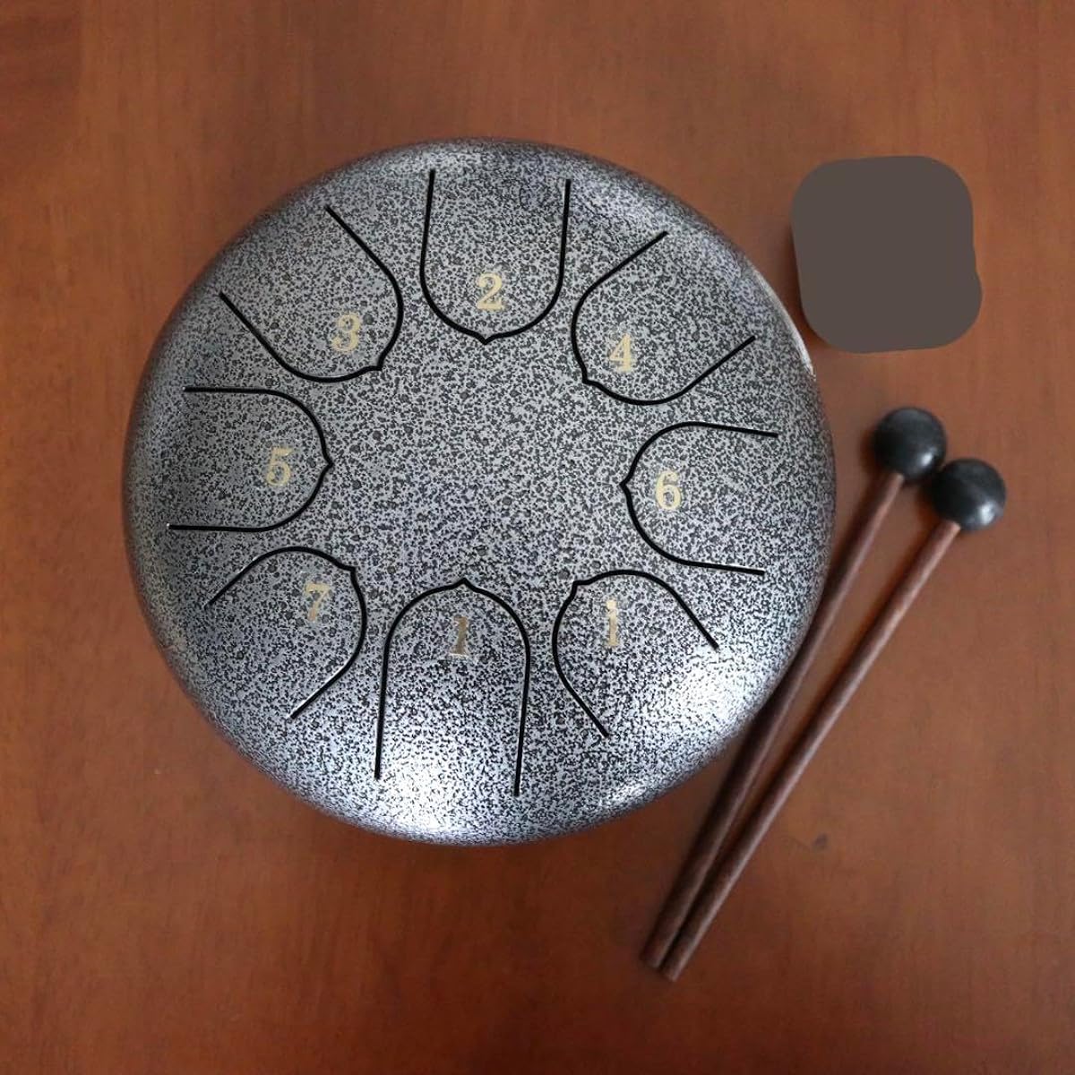 8 Tongue Drum Steel Tongue Drum Handpan Drum Instrument 6 Inch