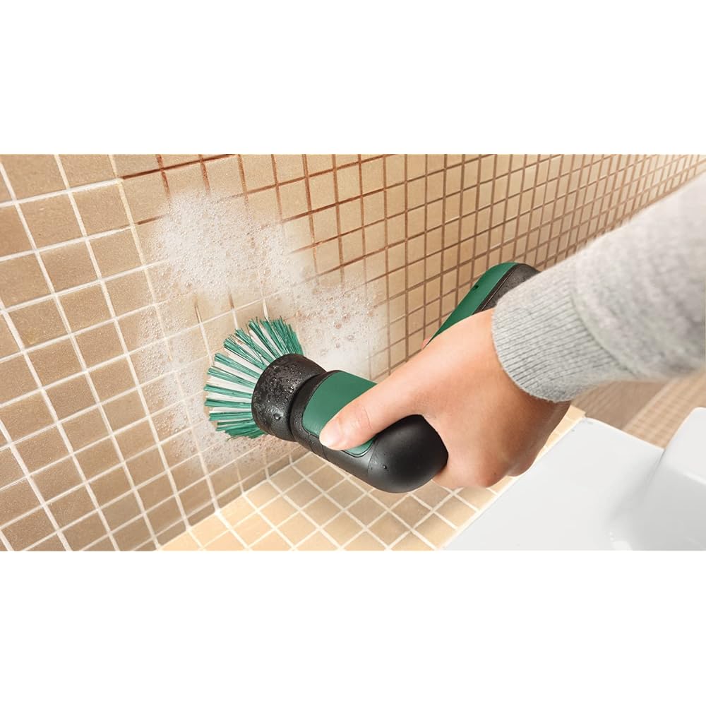 Bosch DIY 3.6V cordless cleaning brush (main body, hard brush, detail brush, pad holder, hard polishing pad, soft polishing pad, Micro USB cable included) BRUSH waterproof function Cleaning around water