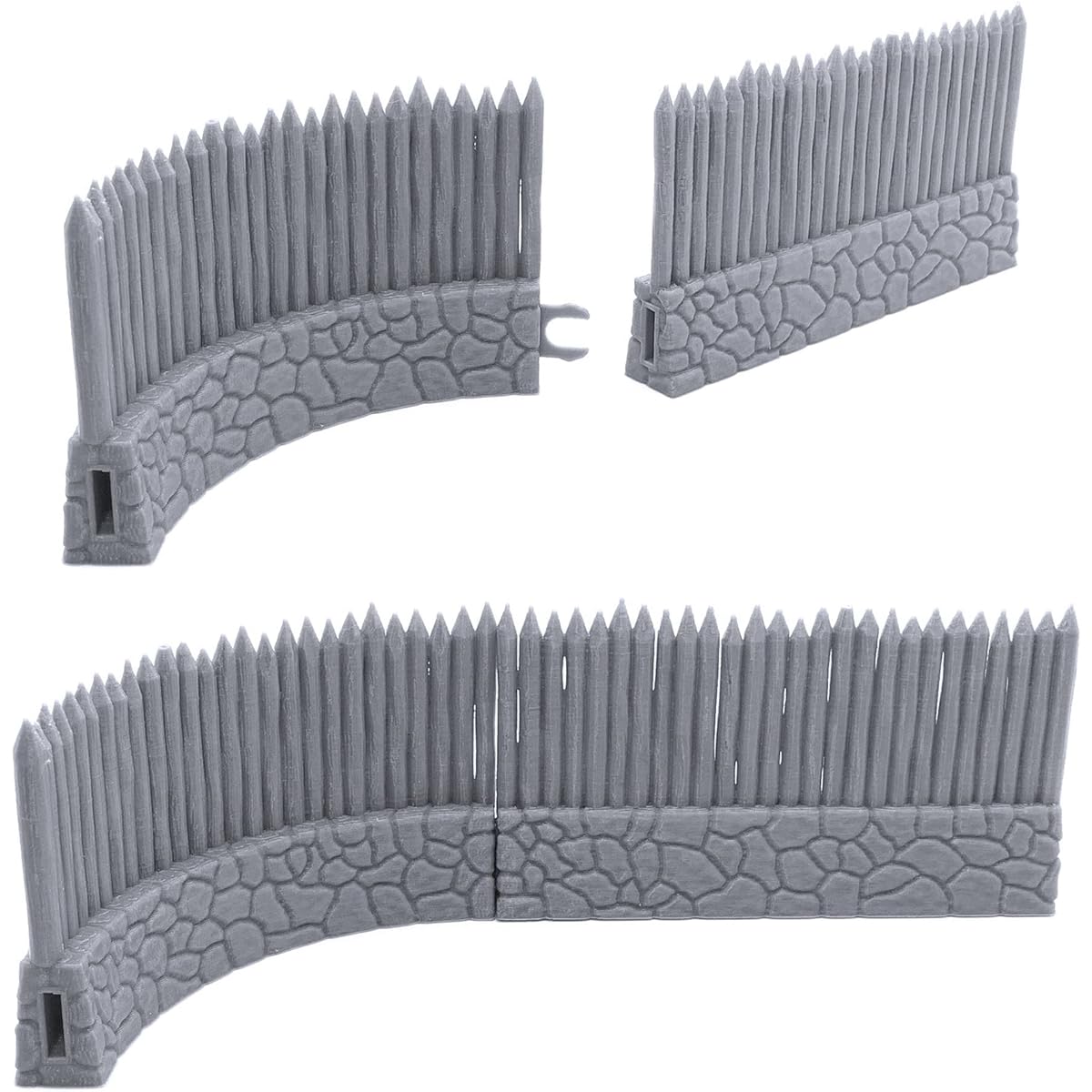 Terrain4Print Viking Stockade 3D Print Tabletop RPG Scenery Wargame Terrain for 28mm Miniatures