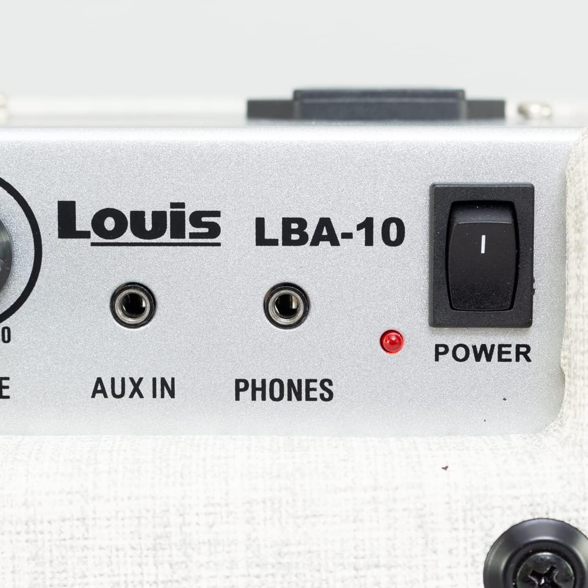 Louis LBA-10 Milky White Bass Amplifier 10W Milky White Compact Height 14cm Width 30cm Small White Louis