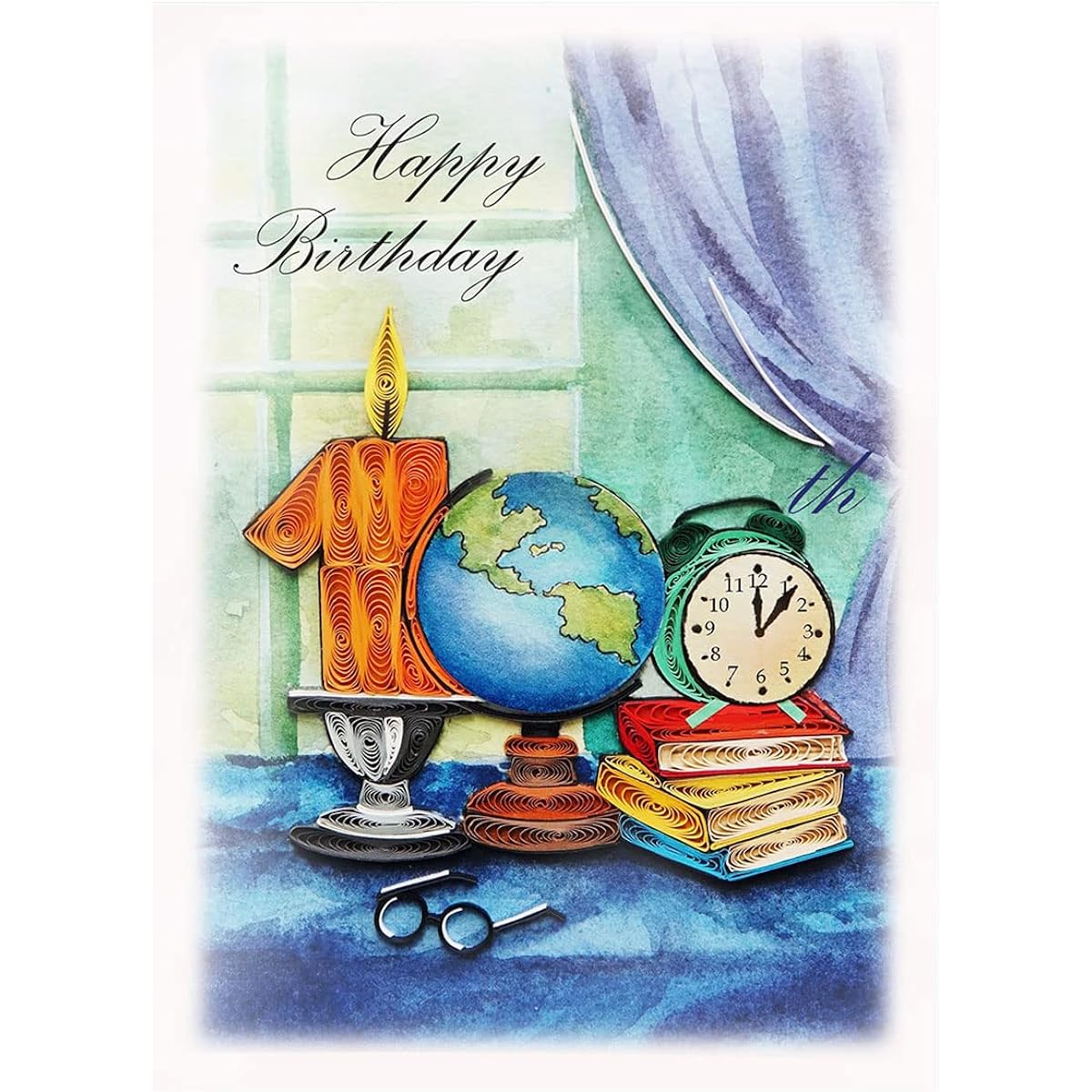 TUMYBee Happy Birthday Card, Gift Card, 100th Birthday Card, Birthday Gift, 100th Card, Men, Women, Kids, Mom, Dad, Friends, Love (100th Birthday)