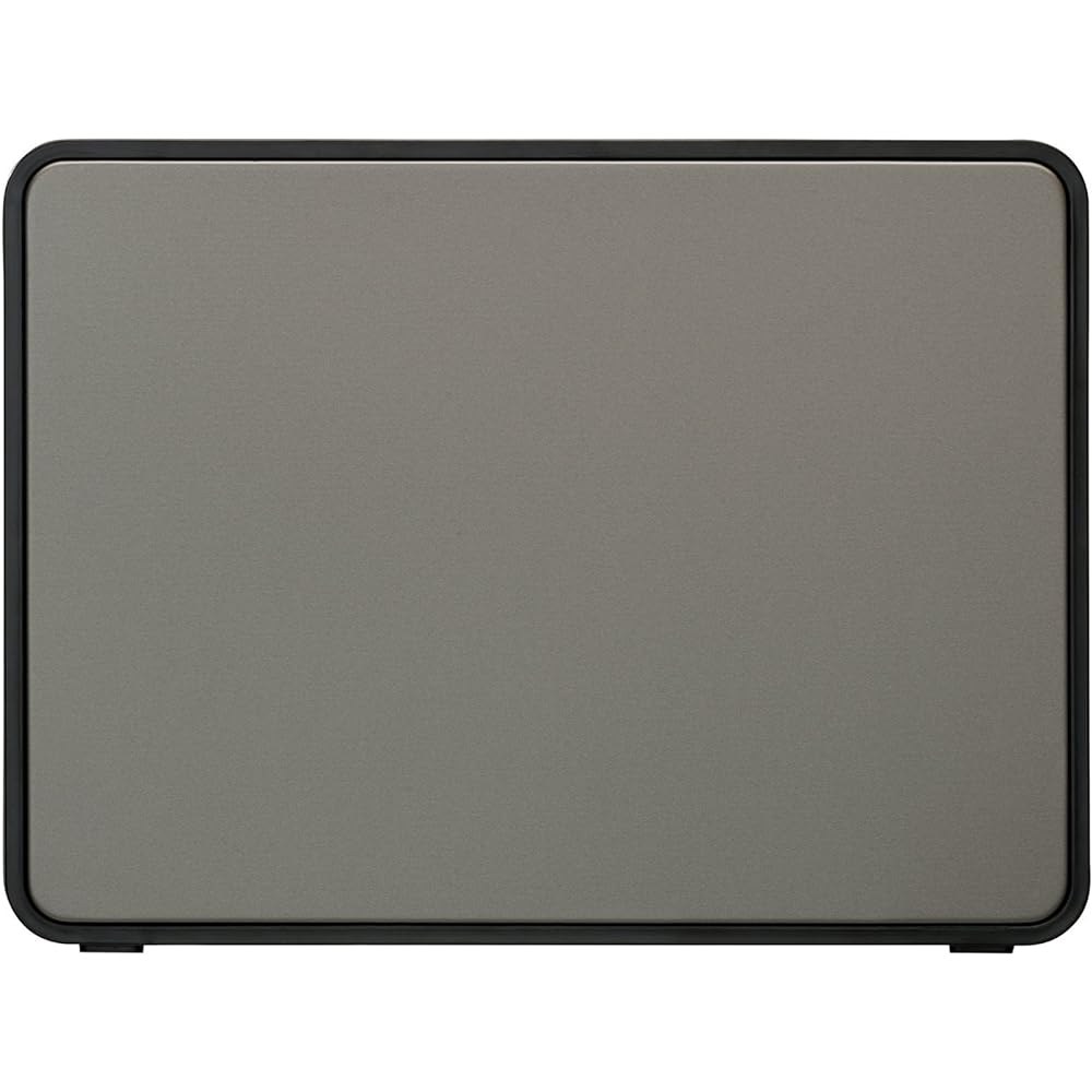 Brabantia Bread Bin Fall Front Bread, Condiments, Snacks Storage Made in Belgium Platinum 299384