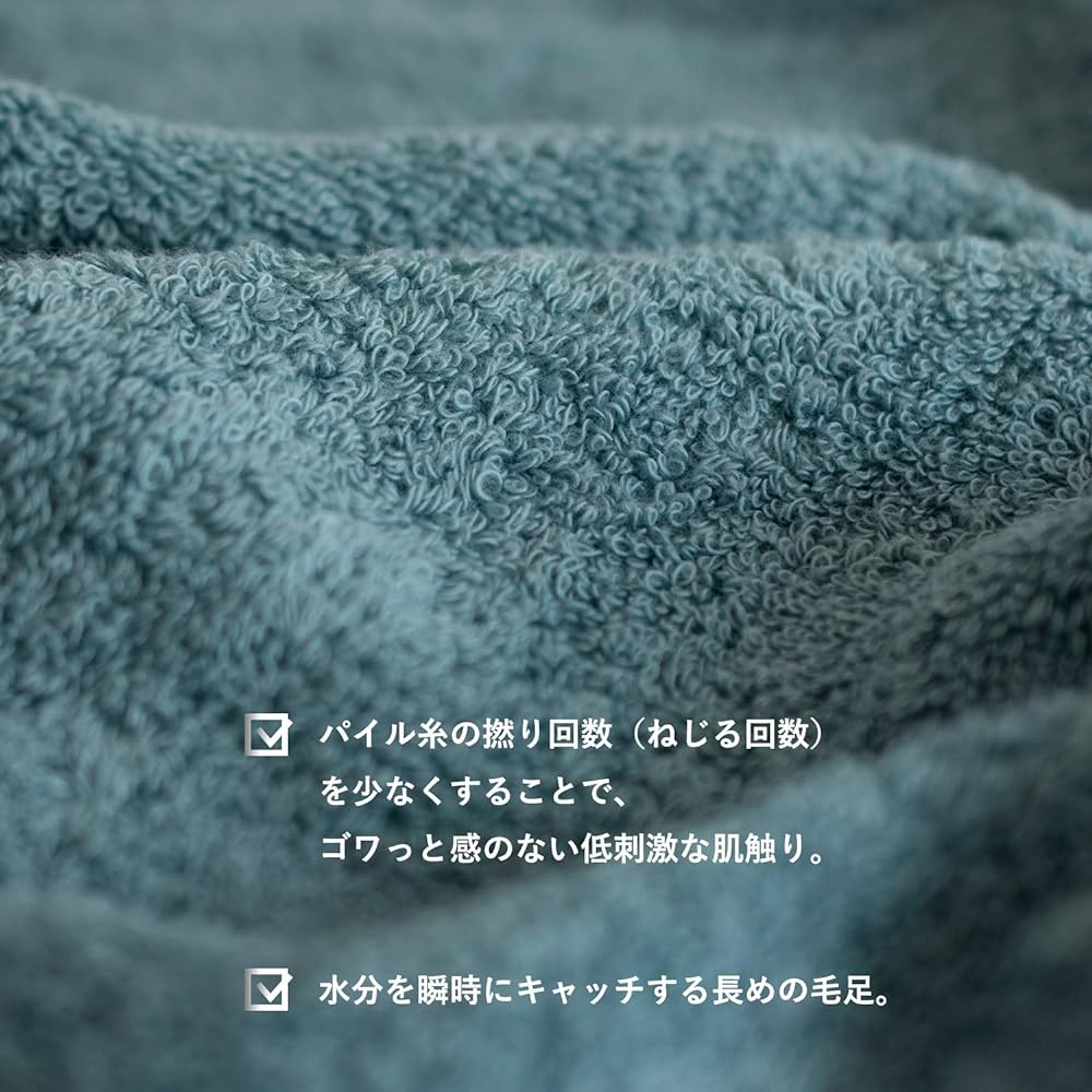 Tramparan Imabari Towel Muffler Towel Set of 4 RUN TOWEL Made in Japan Water Absorbent Approx. 20 x 110cm 100% Cotton Sports B Set (Turquoise, Blue Green, Gray, Navy)