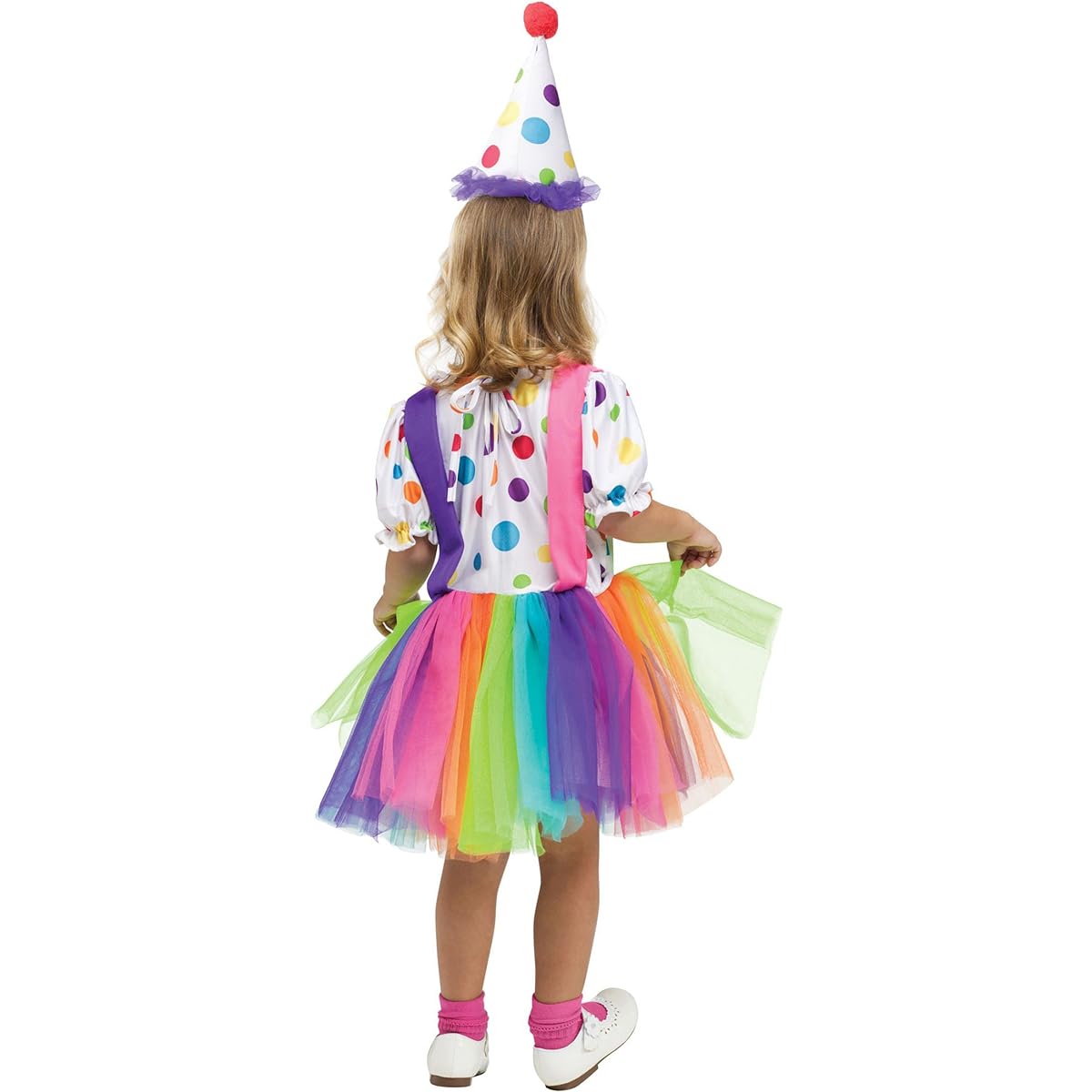 Big Top Fun Clown Clown in a Tutu Costume, Costume for Children and Women Size: S