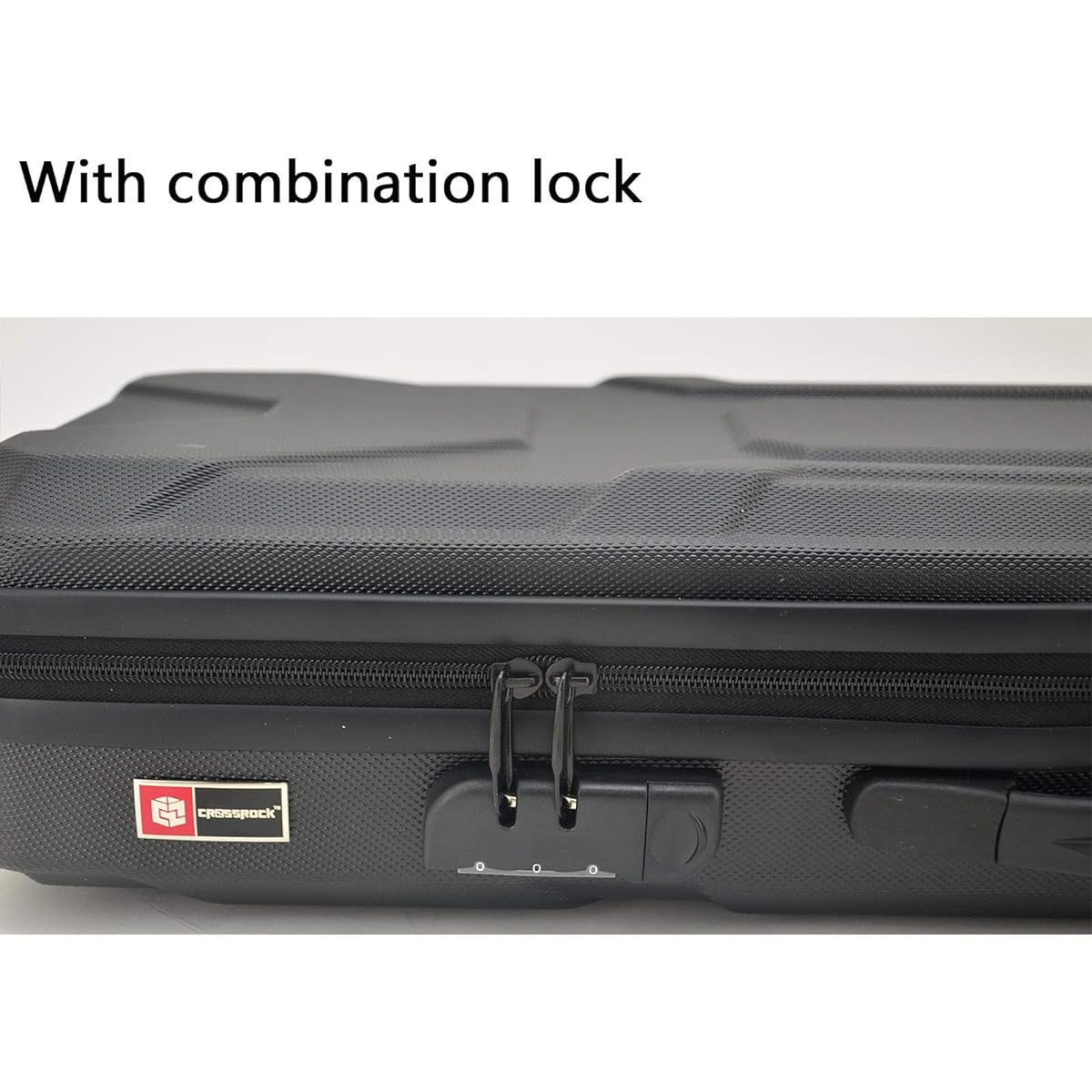CROSSROCK CRA400VFBK ABS 4/4 size violin hard case black
