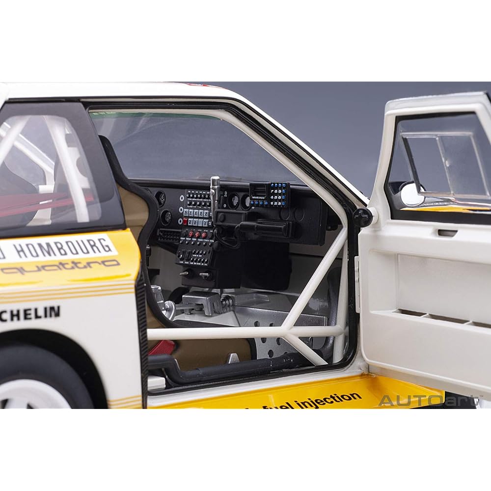AUTOart 1/18 Audi Sport Quattro S1 WRC '86 #6 Mikkola/Hertz Monte Carlo Rally Completed Product 88602