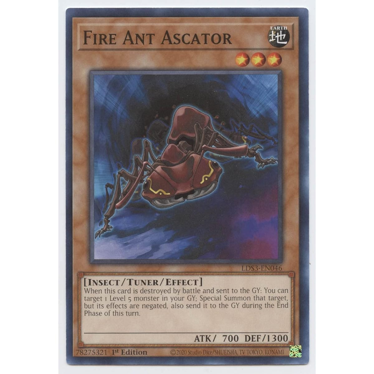 Fire Ant Askater - LDS3-EN046 - Common - First Edition