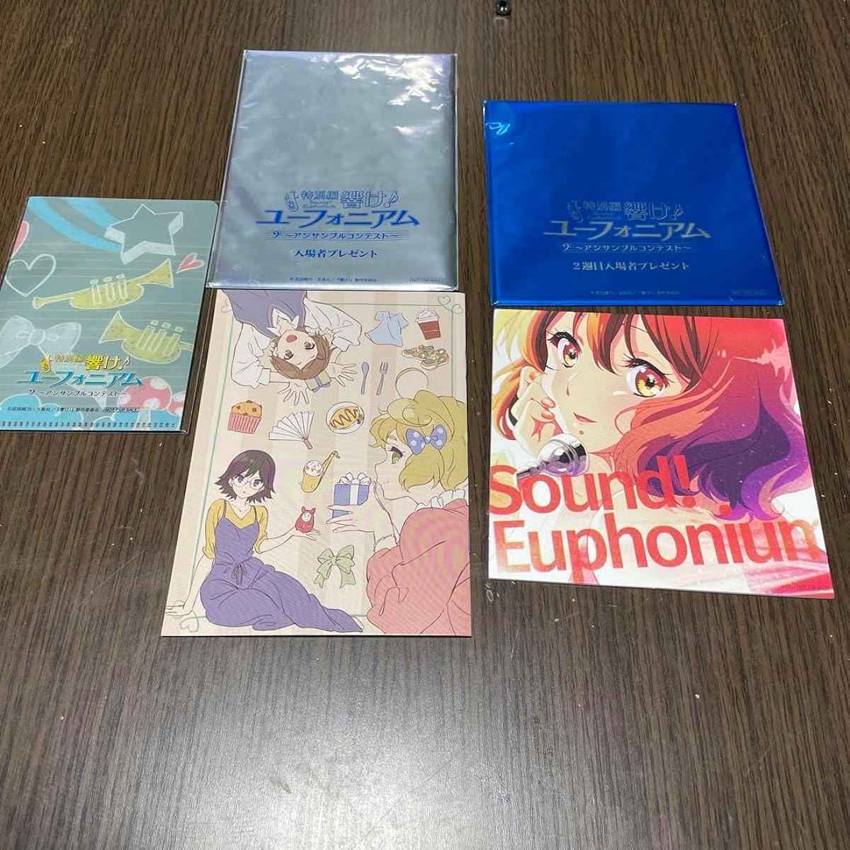 Special Edition Sound Euphonium Stand Visual Card Oumae Kumiko and other set