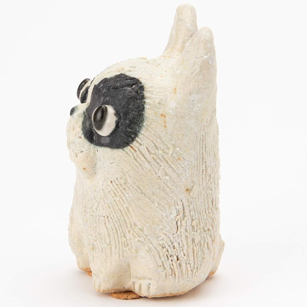 Marui Seito Shigaraki Ware Hechimon Arado Ornament Three Monkeys