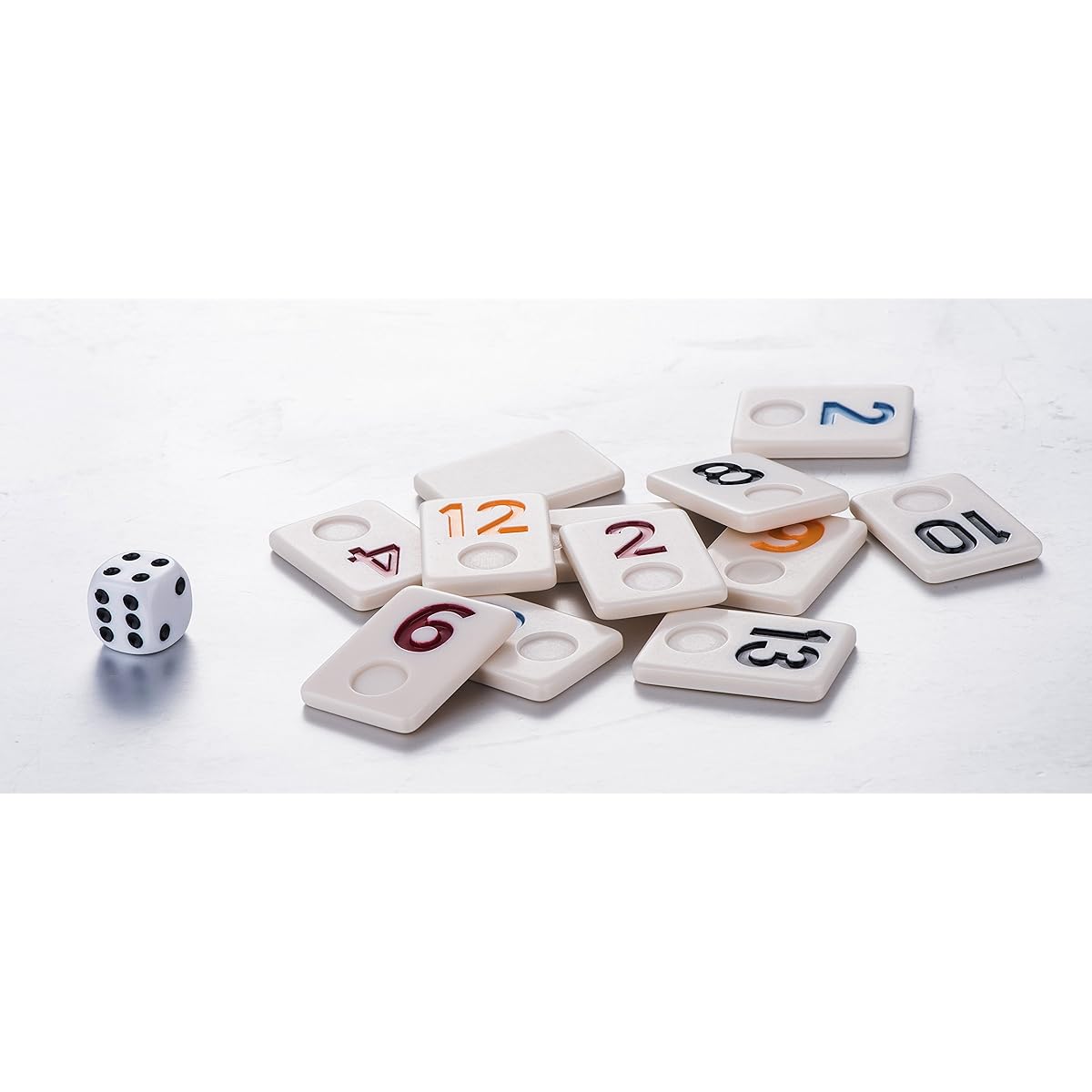 Smilejoy Rummy Big Numbers Edition Original Rummy Tiles Game Rummy Cube Game with Carton Rummy Royal Board Game Rummy Tiles in Paper Box 106 Tiles