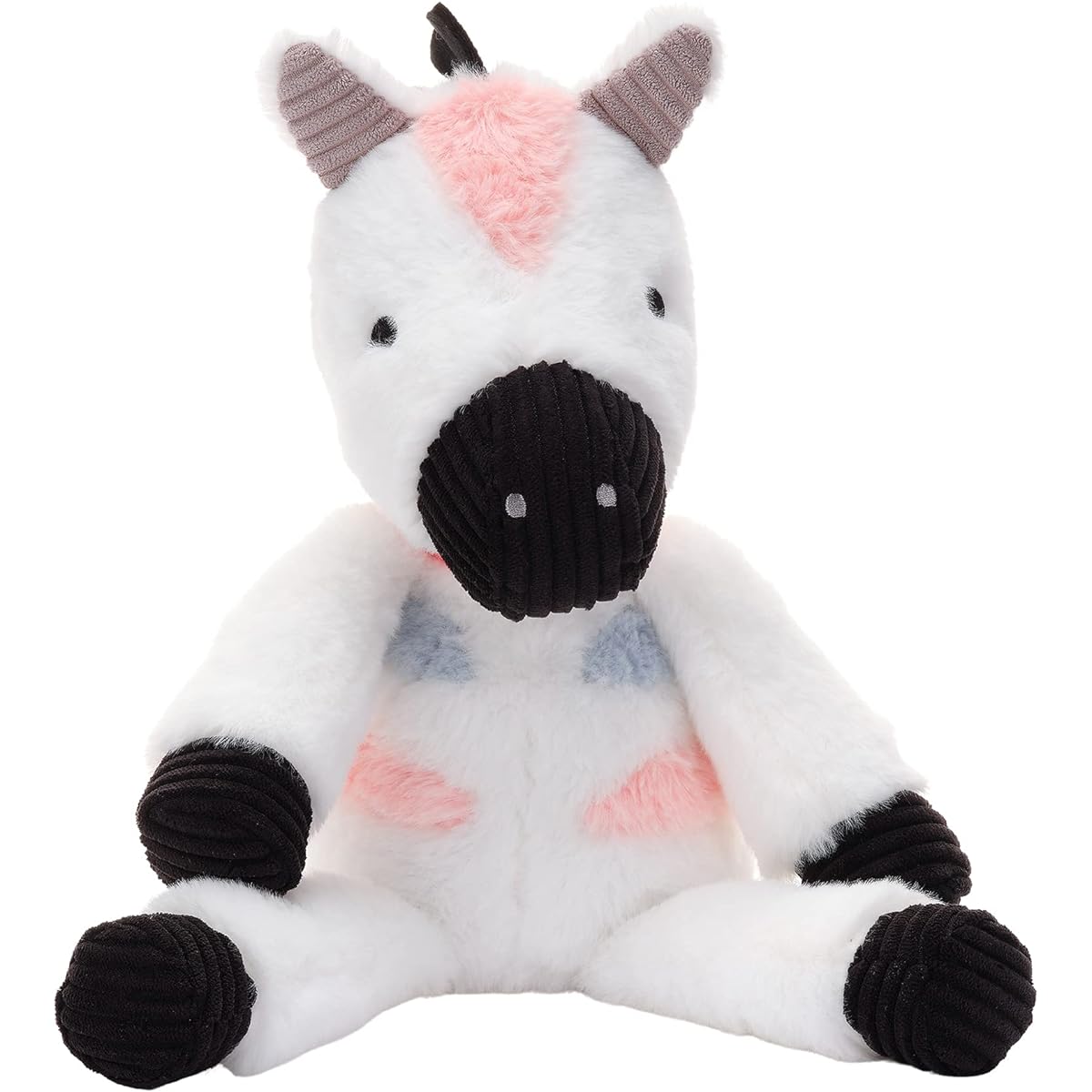Lambs & Ivy Jazzy Jungle Plush Colorful Zebra Stuffed Animal