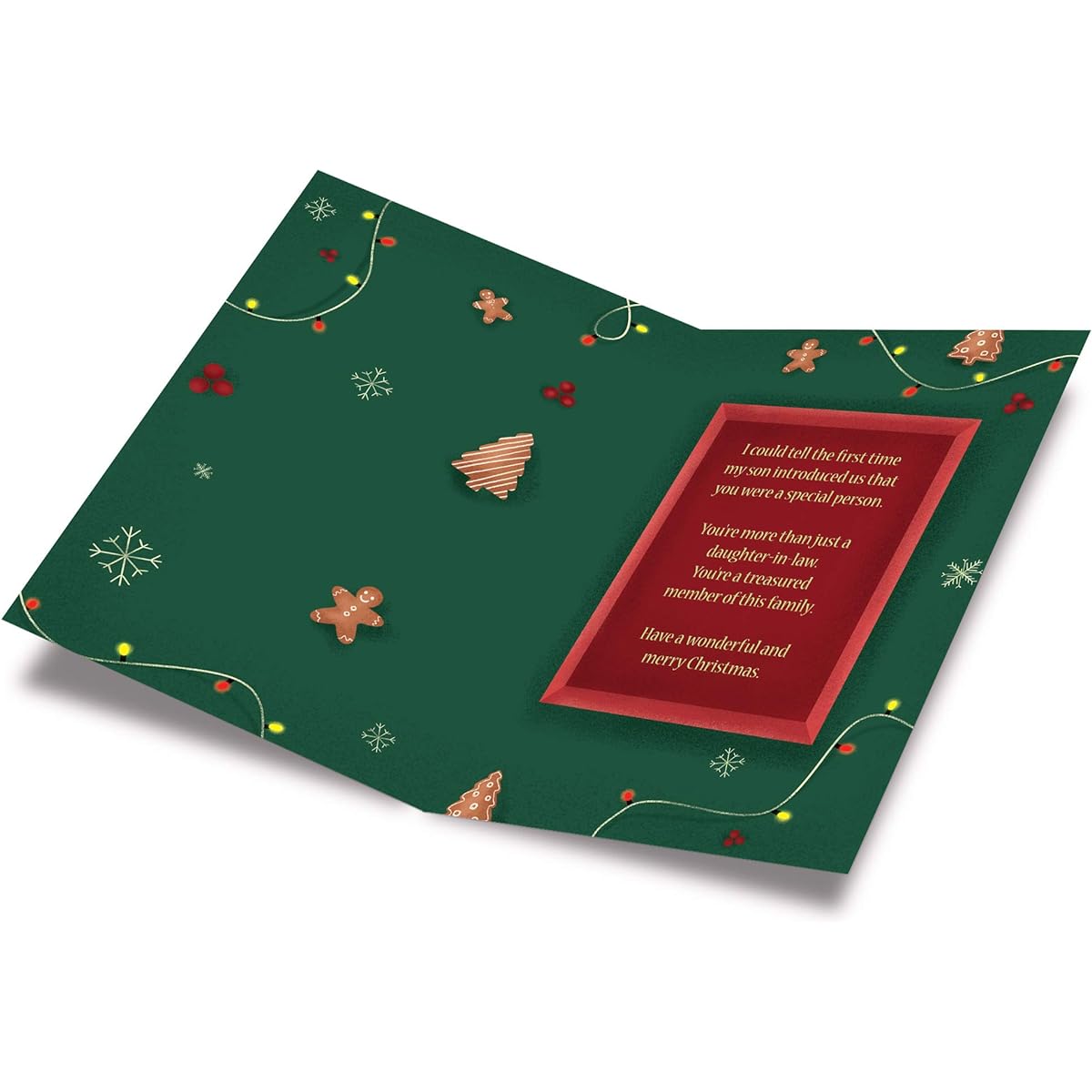 Prime Greetings Christmas Cards for Daughter-in-Law
