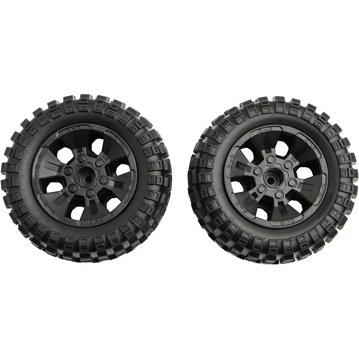 GDOOL 1:10 9200 RC Tire PX9200-29A Accessories Spare Parts for 1:10 9200 9200E 9200E 9201E 9205E 9206E Truck 200E 210E Brushless RC Car (2pcs) Truck