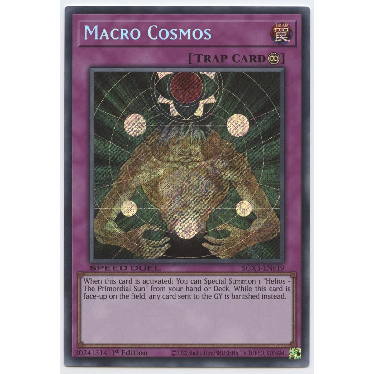 Macro Cosmos SGX3-ENF19 Secret Rare First Edition